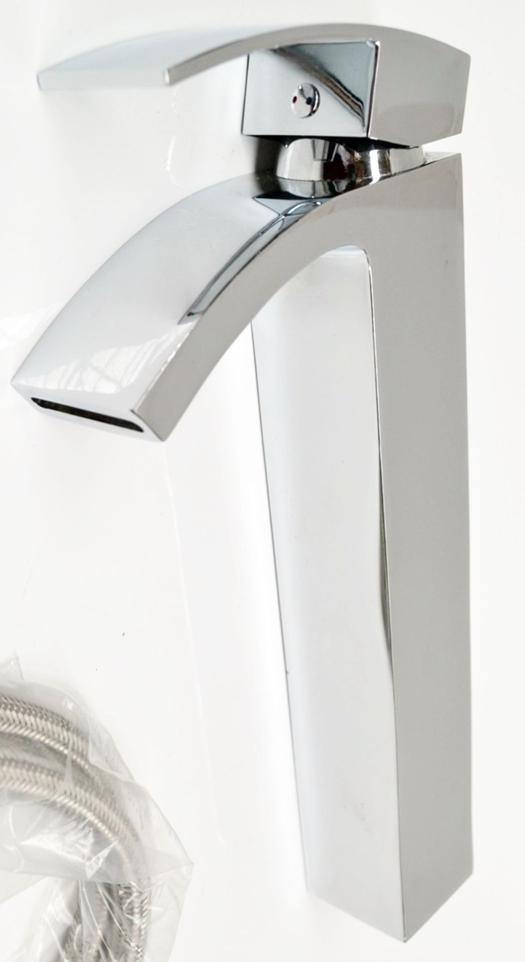 1 x CENTURY Basin Mixer Tap - Made From Solid Brass And Dipped In Chrome For A Seamless Finish -