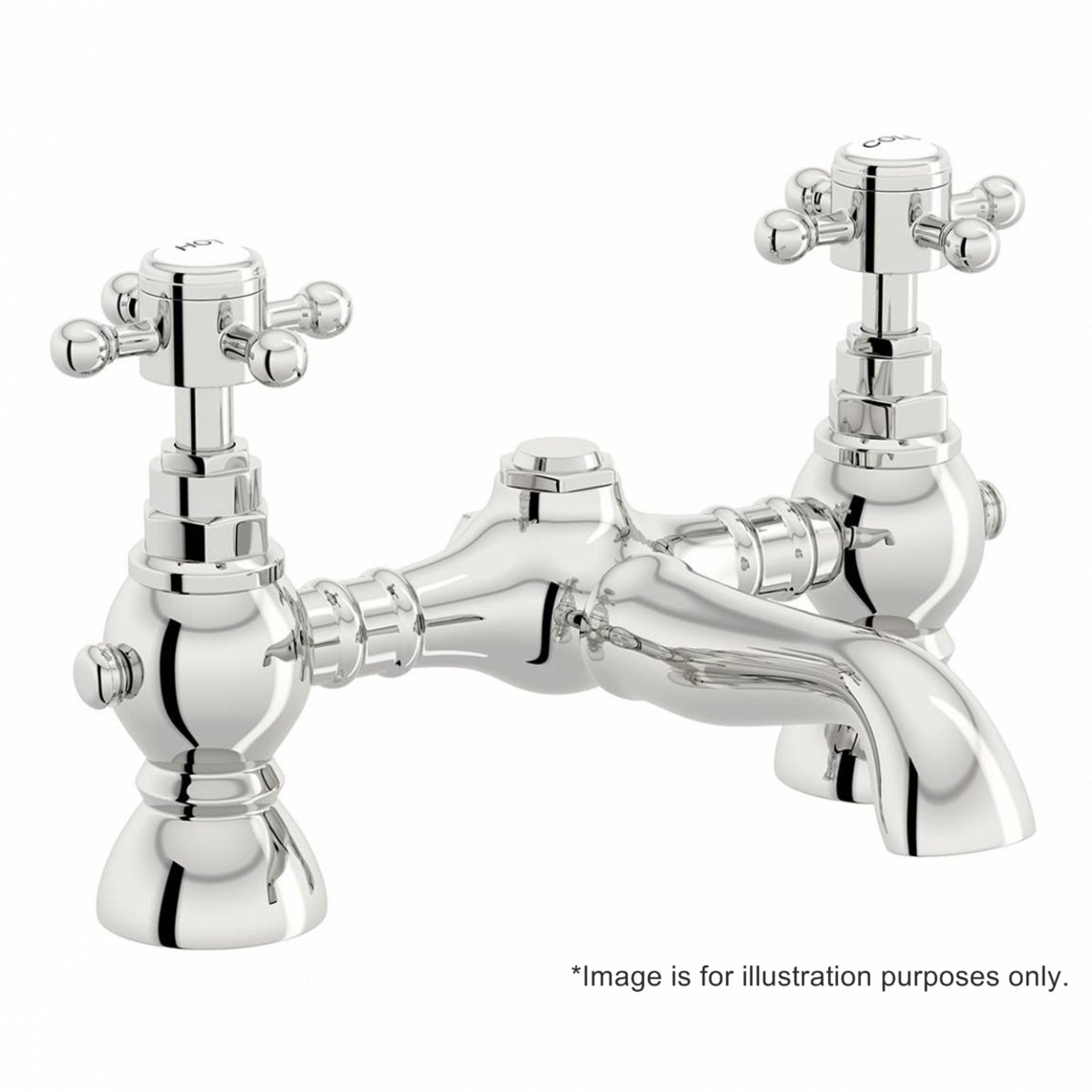 1 x CONISTON Edwardian-style Bath Mixer Tap - Ref: MBI010 - CL190 - Unused Boxed Stock - Location: - Image 2 of 8