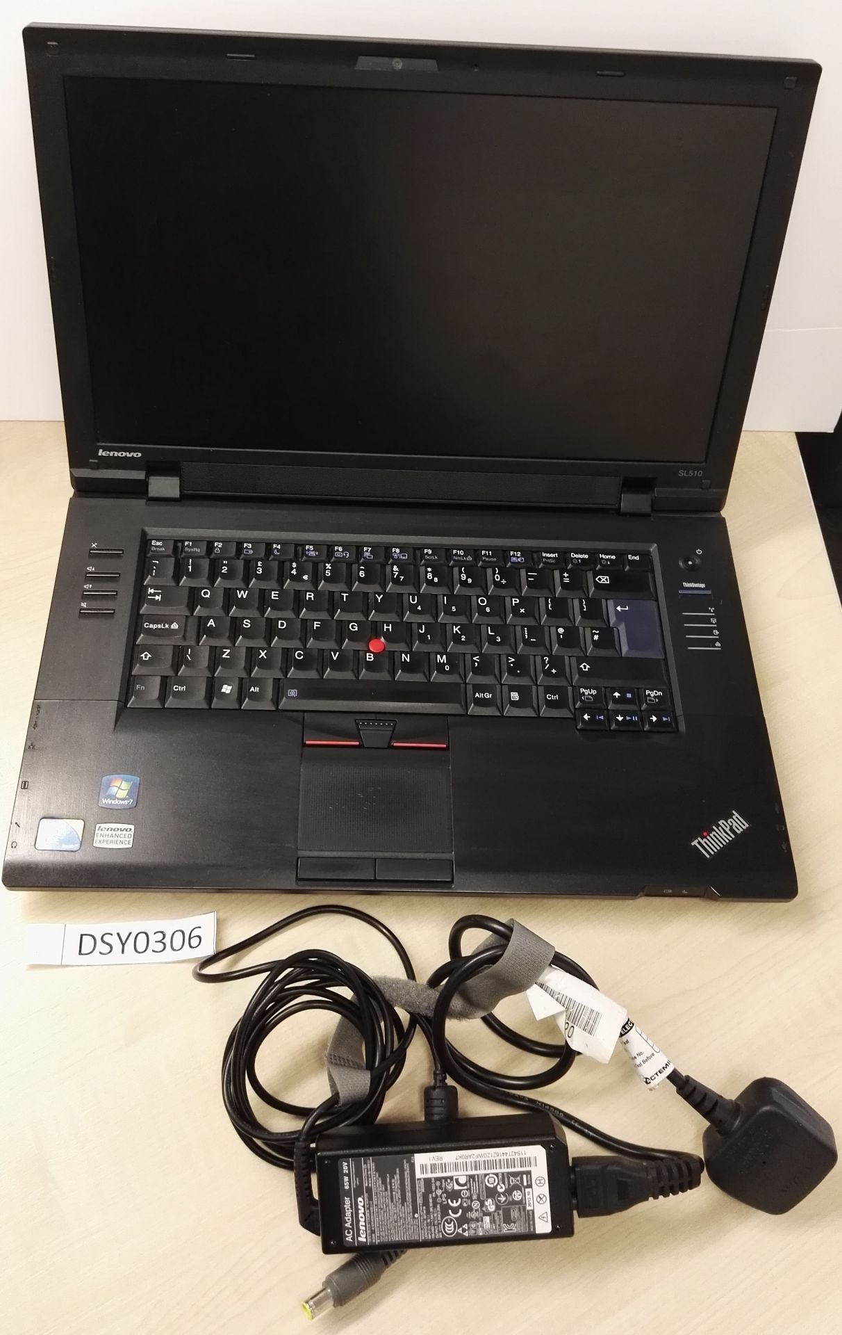 1 x Lenovo Thinkpad SL510 Laptop Computer - Features a 15.6 Inch Screen, Intel Core 2 Duo T6670 2.2g