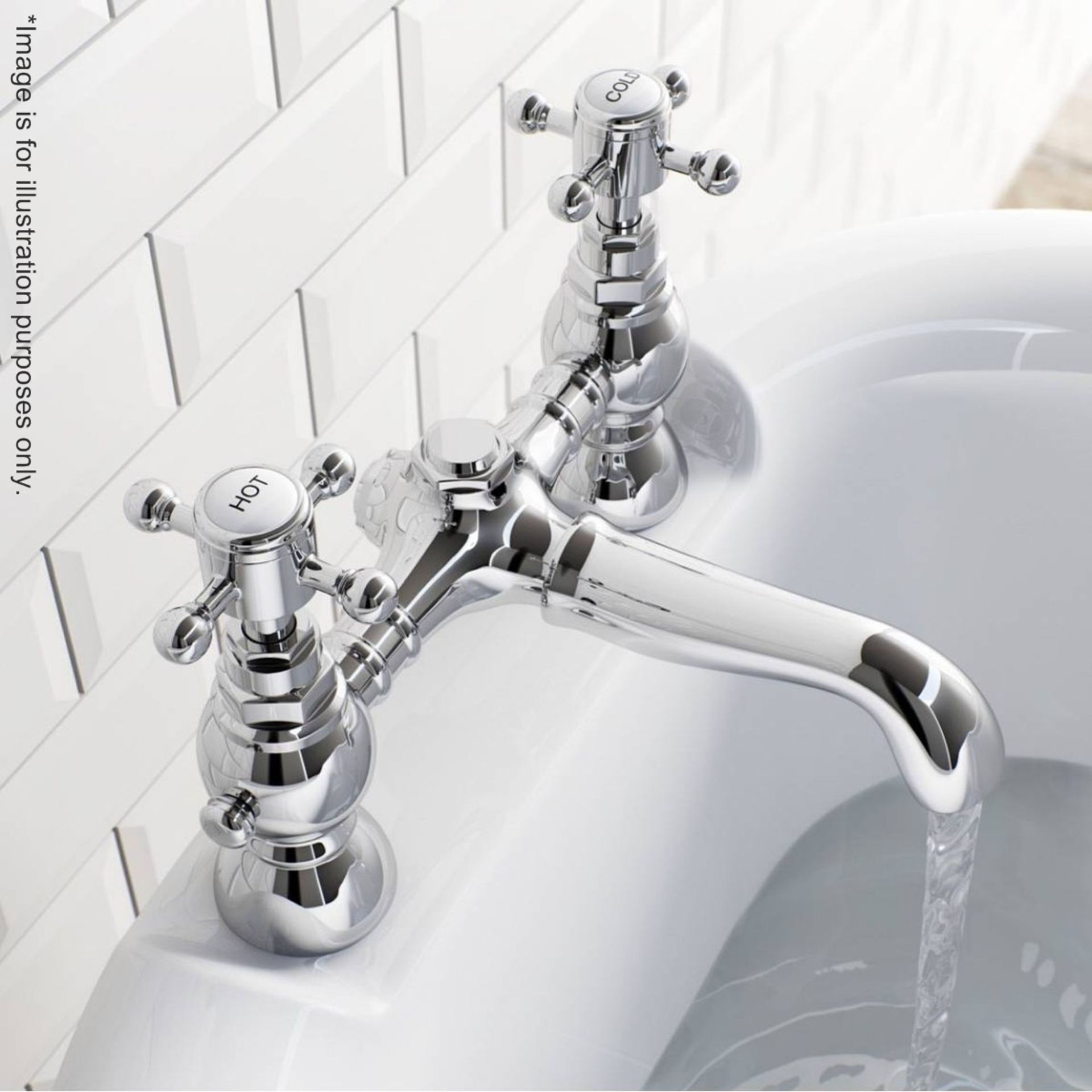 1 x CONISTON Edwardian-style Bath Mixer Tap - Ref: MBI010 - CL190 - Unused Boxed Stock - Location: