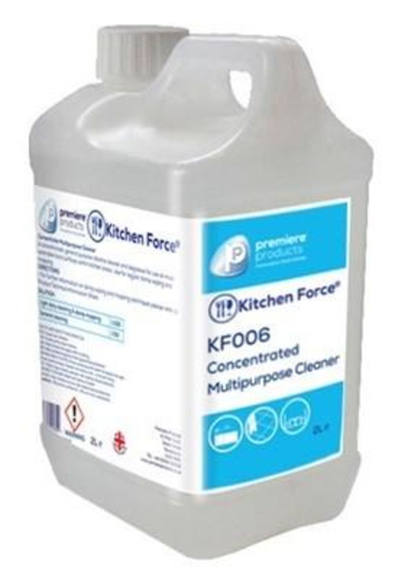 4 x Kitchen Force 2 Litre Multipurpose Cleaner and Degreaser - Premiere Products - General Purpose