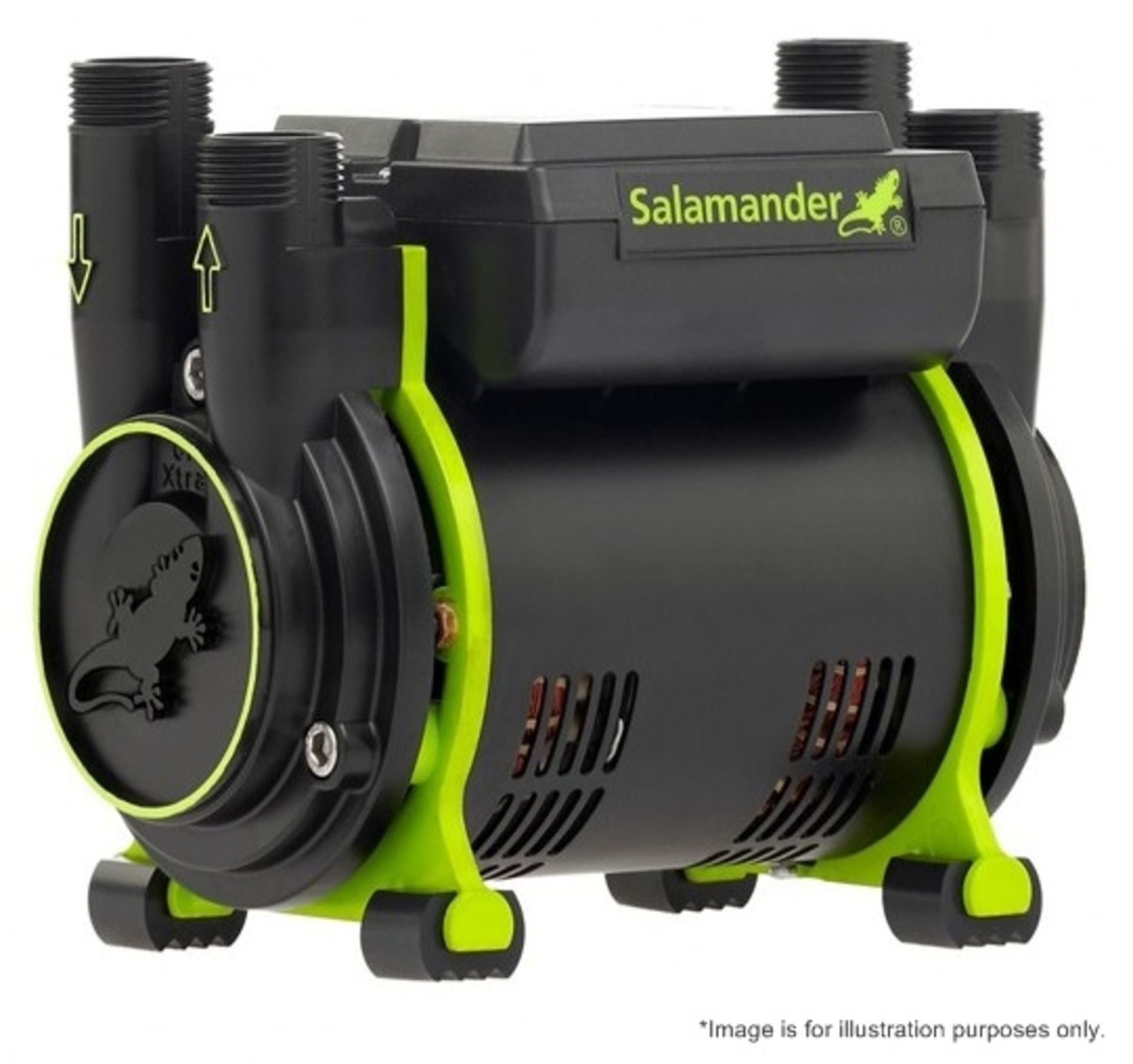 1 x Salamander CT75 Xtra 2.0 Bar Twin Positive Shower Pump - Ref: MBI017 - CL190 - Unused Boxed