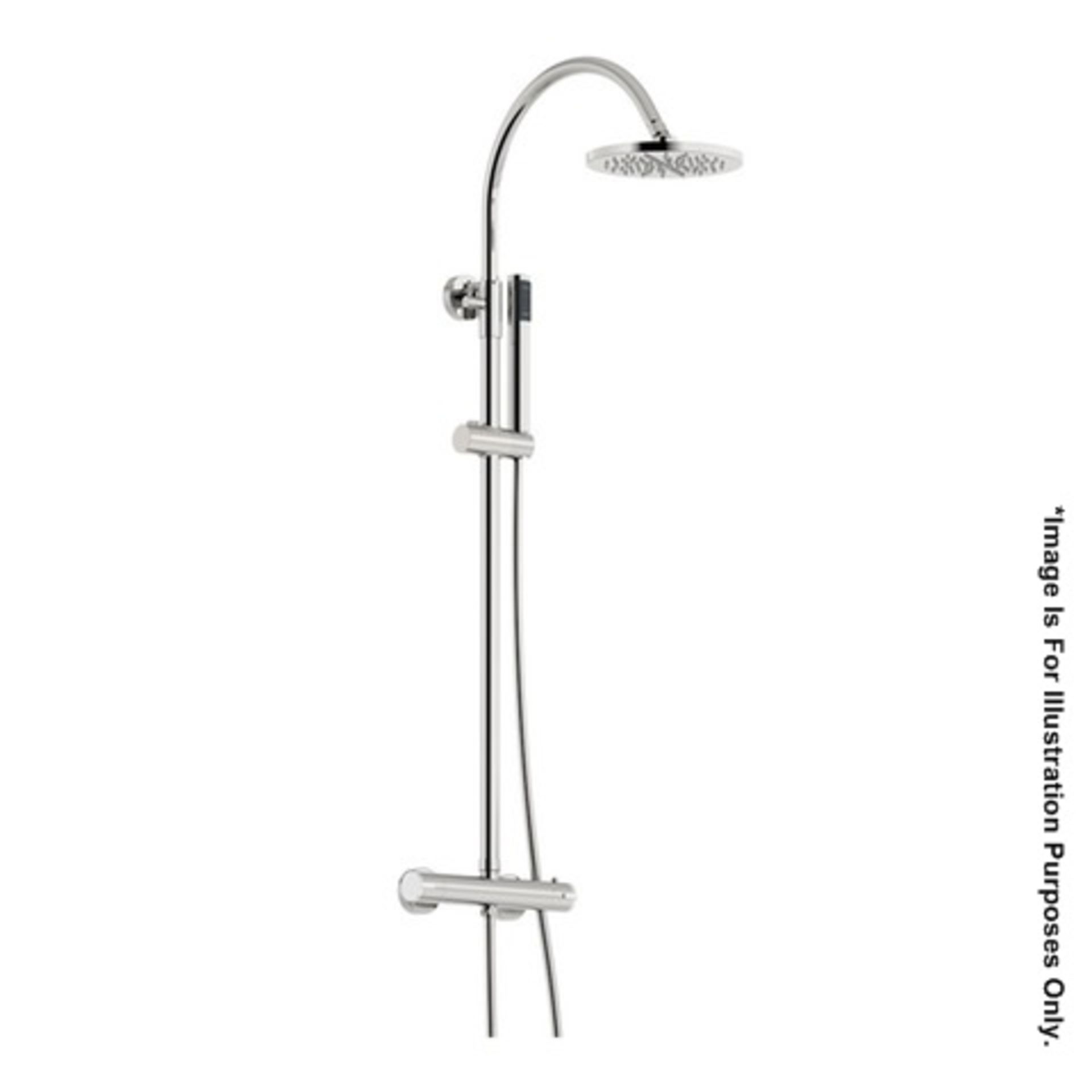 1 x ARIA Round Head Thermostatic Shower Kit - Chrome - CILISS4 - Ref: MBI027 - CL190 - Location: - Image 2 of 15