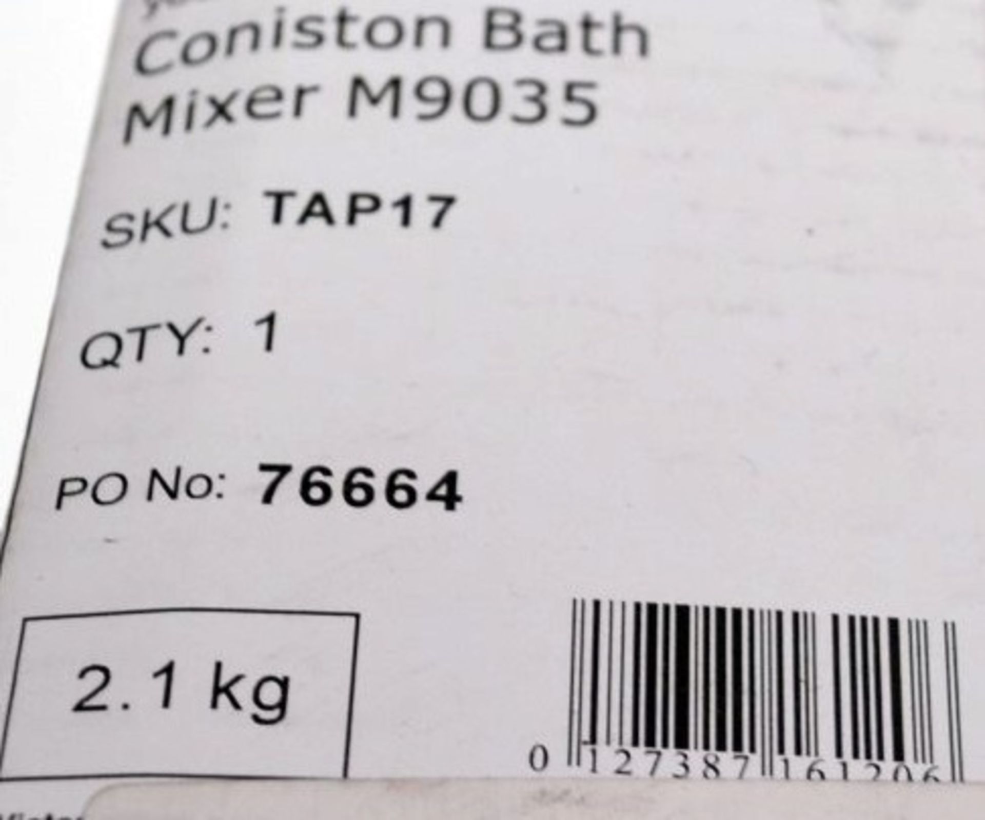 1 x CONISTON Edwardian-style Bath Mixer Tap - Ref: MBI010 - CL190 - Unused Boxed Stock - Location: - Image 7 of 8