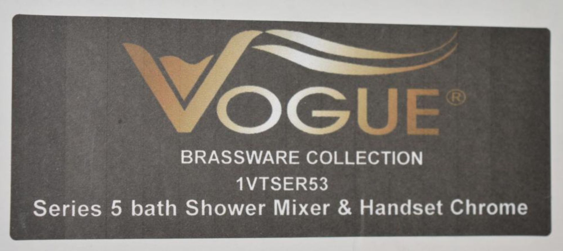 1 x Vogue Bathrooms Series 5 Bath Shower Mixer - Modern Bath Mixer Tap in Bright Chrome With - Image 2 of 5