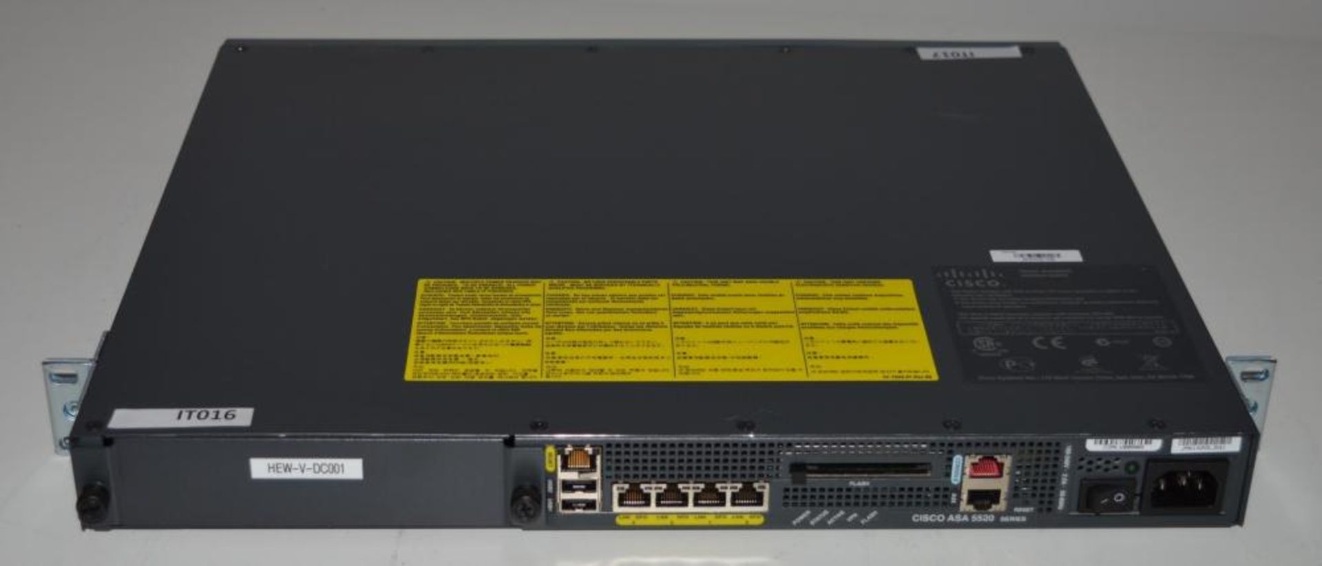 1 x Cisco ASA 5520 Adaptive Security Appliance - CL240 - Ref IT017 - Location: Altrincham WA14<B - Image 4 of 5