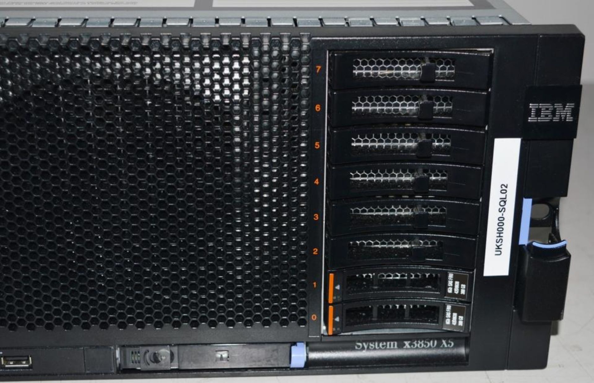 1 x IBM System X3850 X5 Rack Mount Server - Features 4 x Intel 10 Core E7-8850 2ghz Processors, - Image 6 of 9