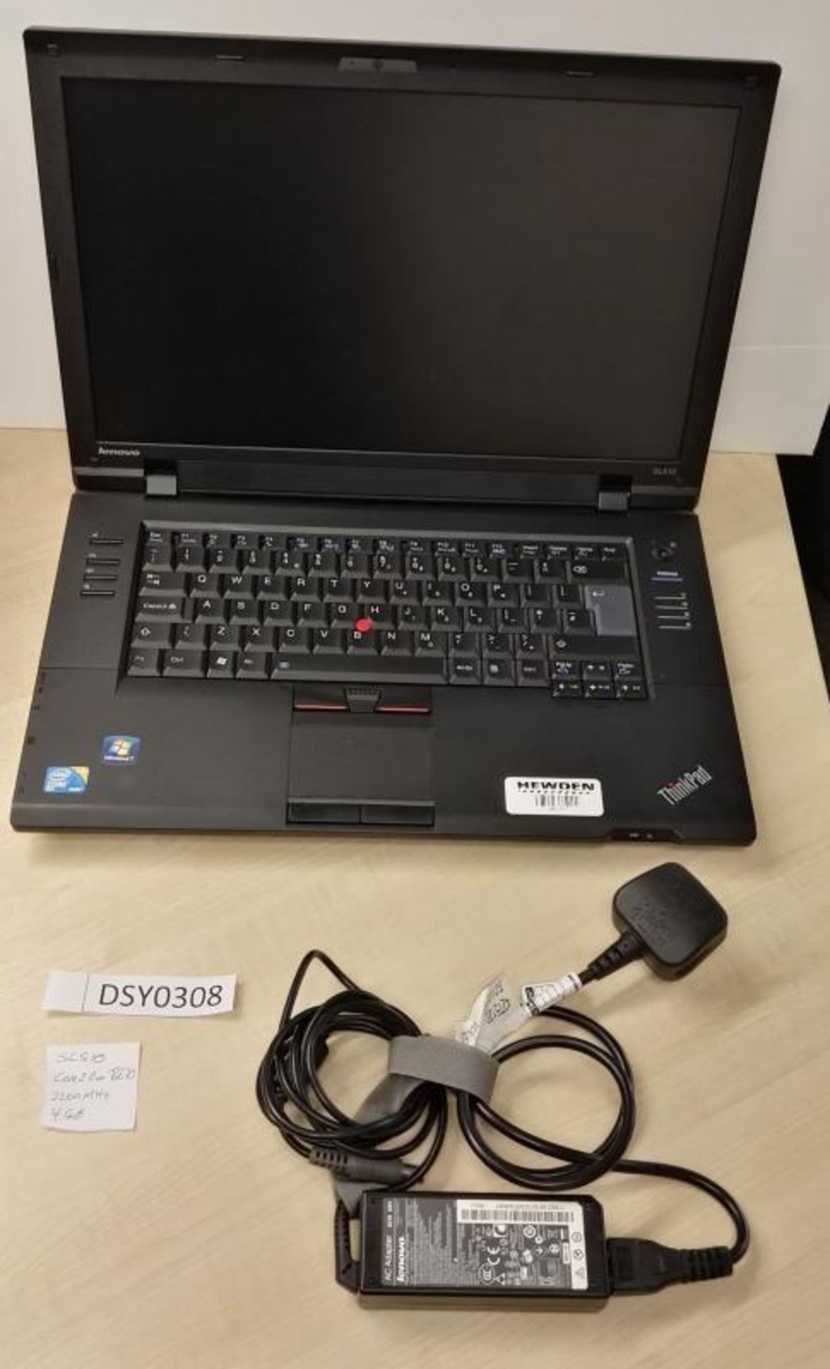 1 x Lenovo Thinkpad SL510 Laptop Computer - Features a 15.6 Inch Screen, Intel Core 2 Duo T6670 2.2g