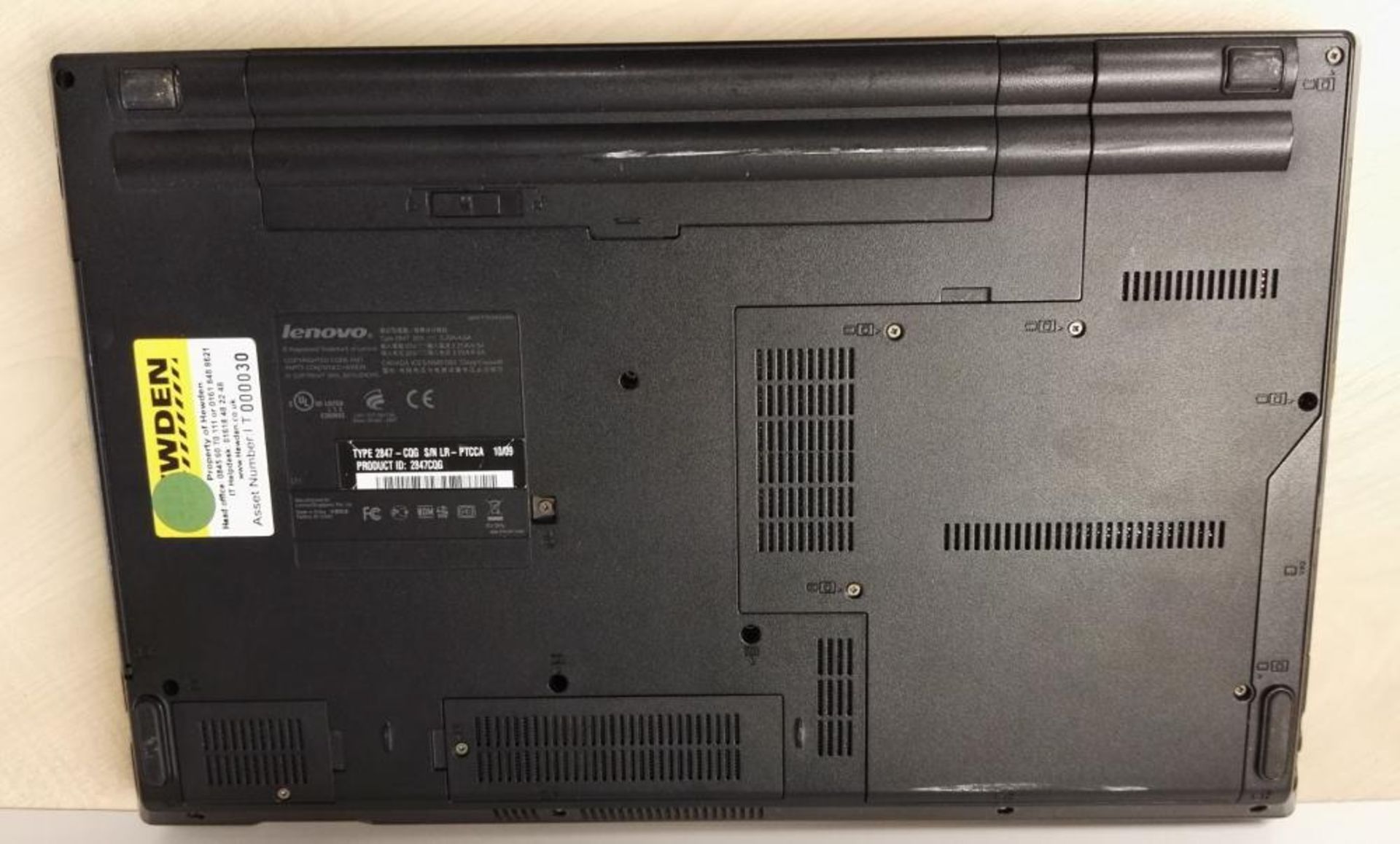1 x Lenovo Thinkpad SL510 Laptop Computer - Features a 15.6 Inch Screen, Intel Core 2 Duo T6670 2.2g - Image 8 of 10