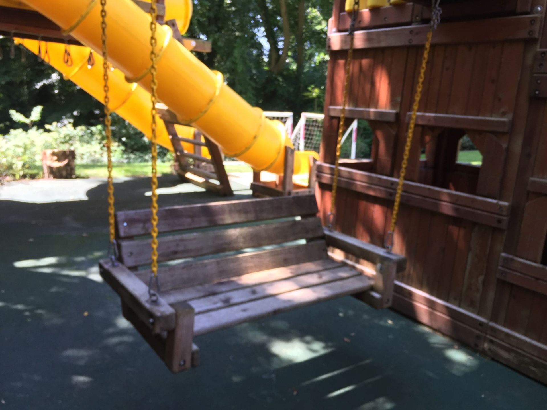 1 x Huge Bespoke Rainbow Climbing Frame/Playhouse - 12m x 10m  - CL211 - Location: Altrincham WA14 - - Image 23 of 35