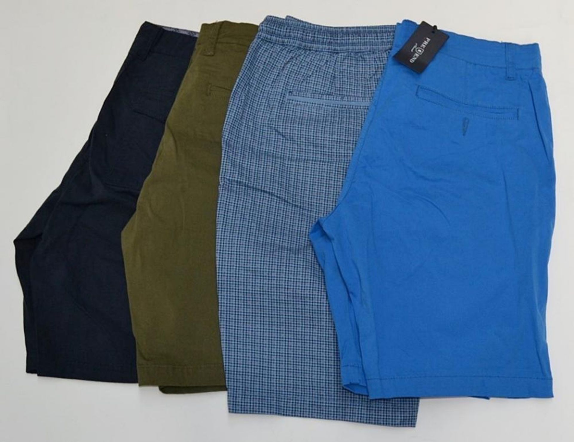 4 x Assorted Pairs Of PRE END Branded Mens Cotton Shorts - New Stock With Tags - Recent Retail Closu