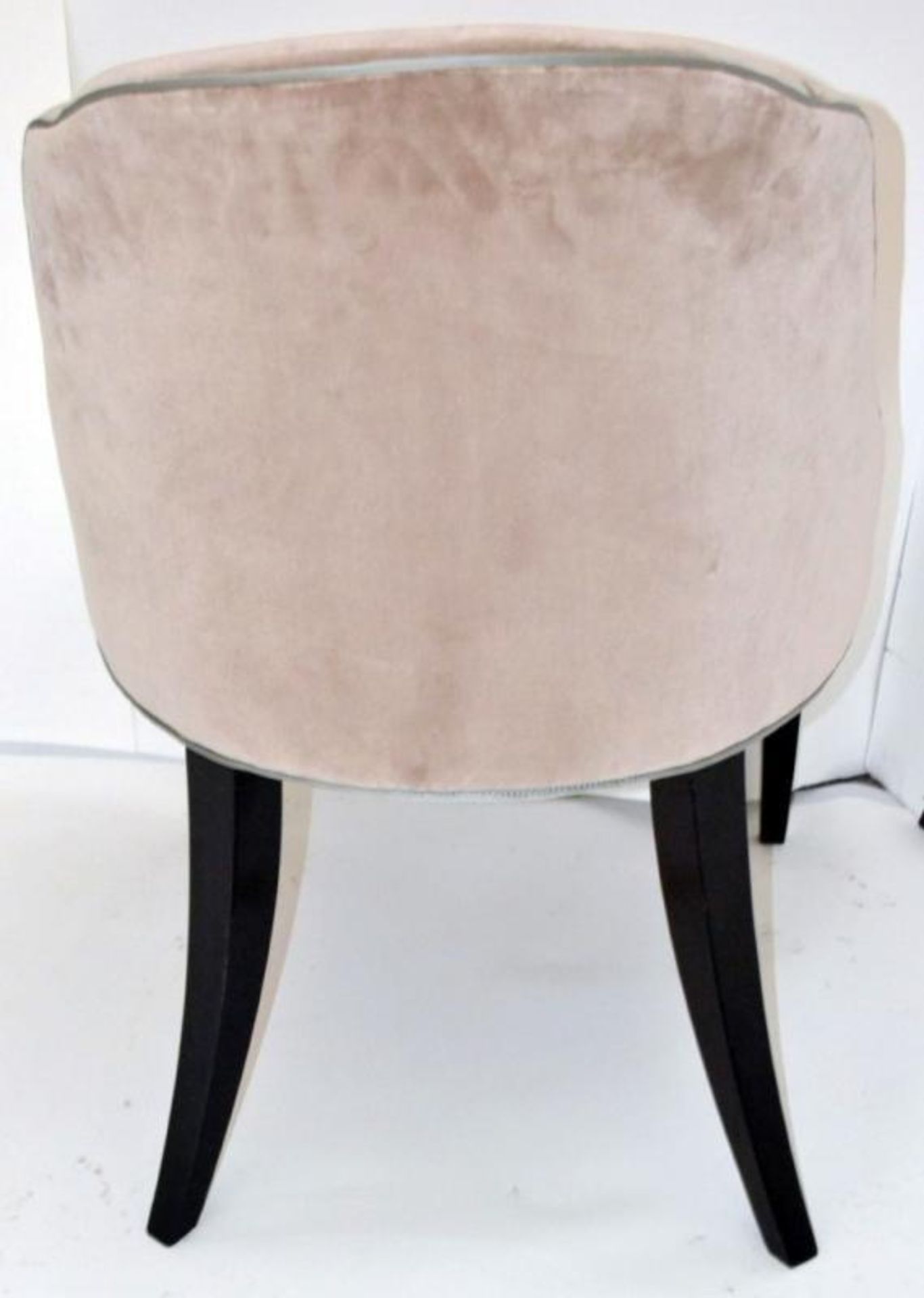 1 x REED &amp; RACKSTRAW "Cloud" Velvet Upholstered Handcrafted Chair - Dimensions: H87 x W58 x D50c - Image 6 of 12