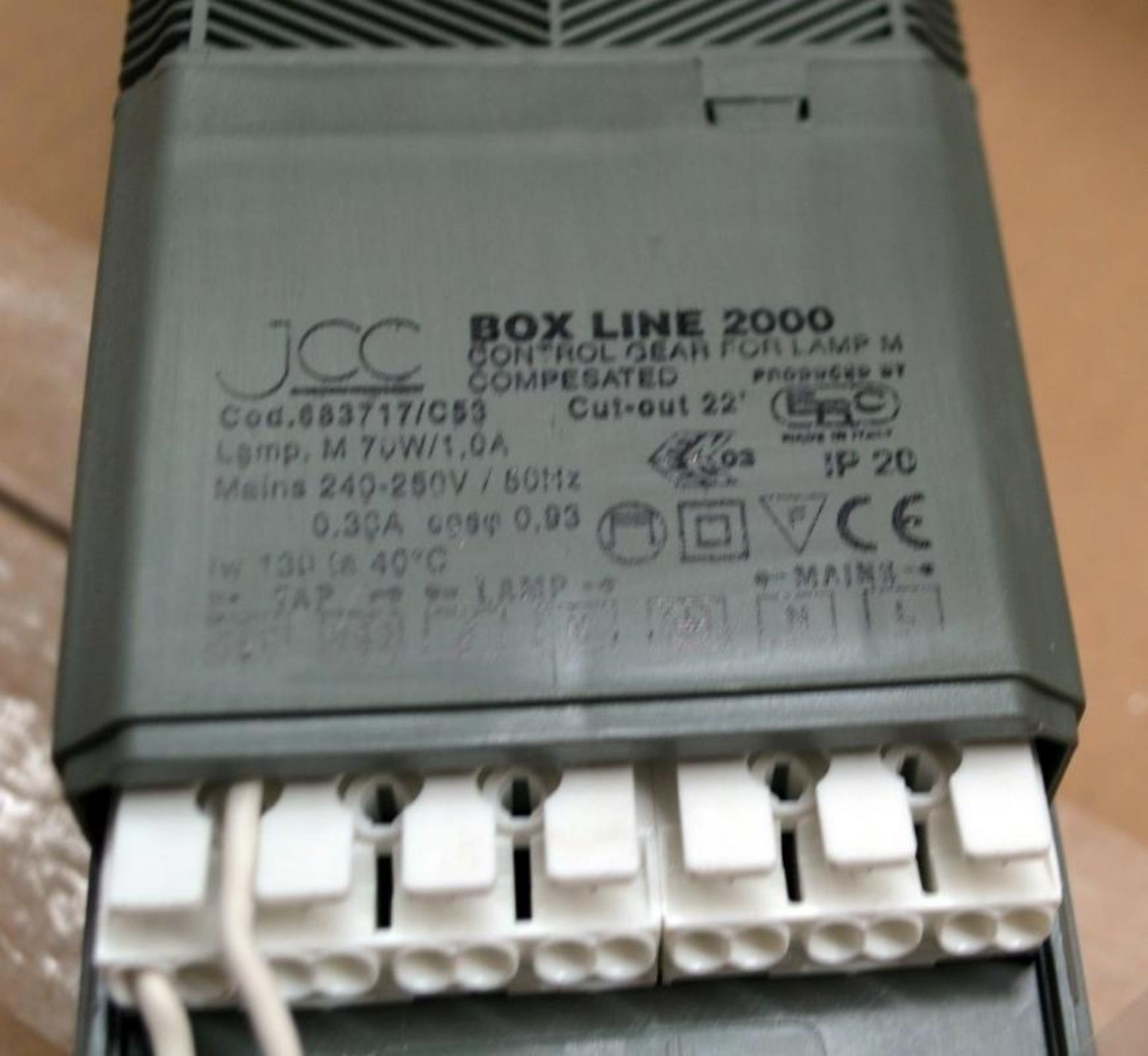 5 x JCC Lighting JC16002 Remote Gearboxes - Box Line 2000 - 240V-250V/ 50HZ HQI - New/Unused Stock - - Image 4 of 5