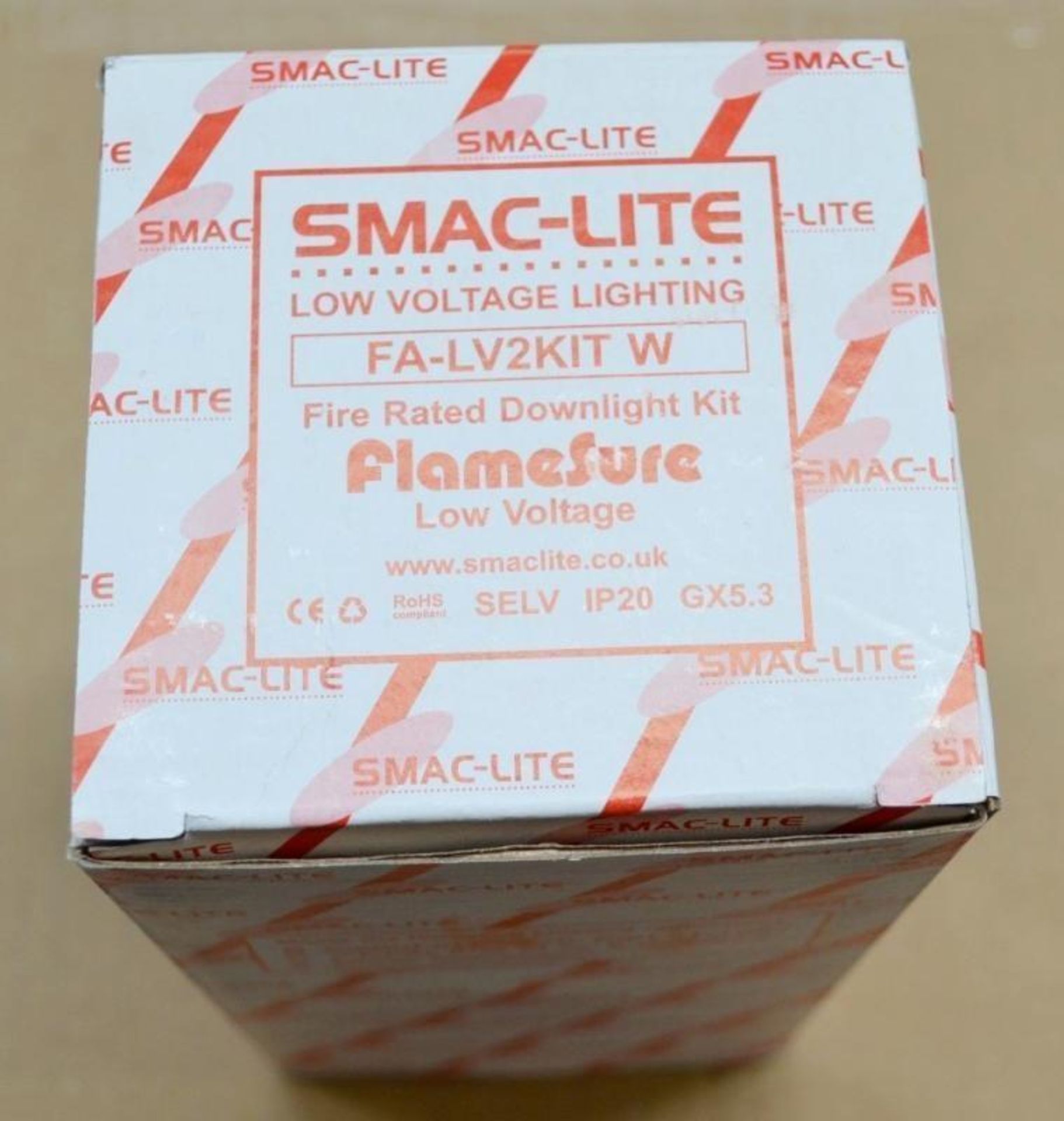 10 x Smac-lite FLAMESURE Low Voltage Fire Rated Downlight Kits - Model: FA-LV2KIT - IP20 - Includes - Image 3 of 9