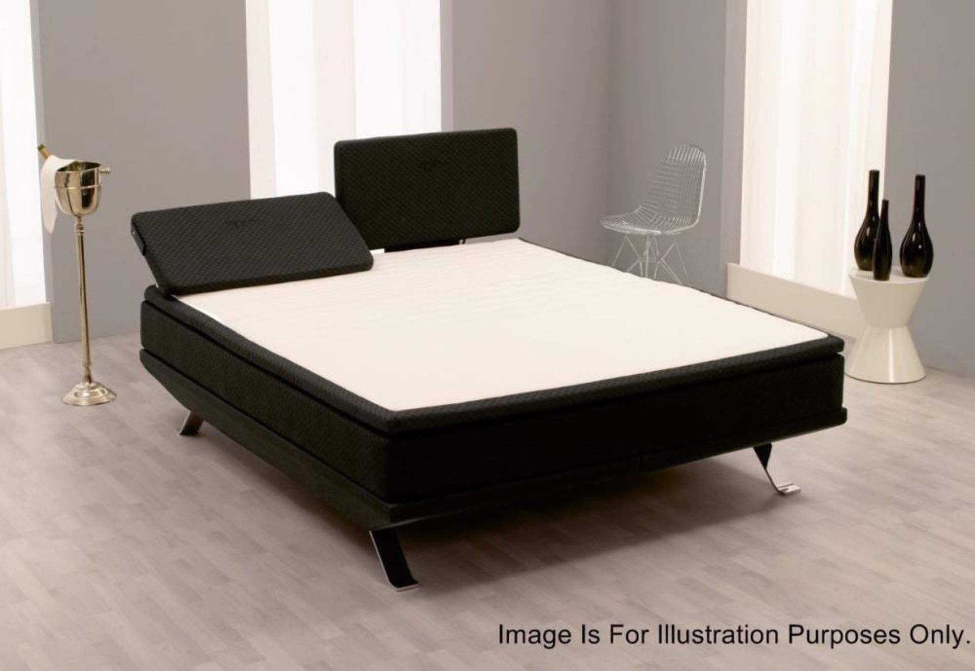 1 x Jensen EDEN Adjustable Superking Bed Base - W180 x L210 x H34cm - Colour: Black - CL087 - Ref: 2 - Image 6 of 13