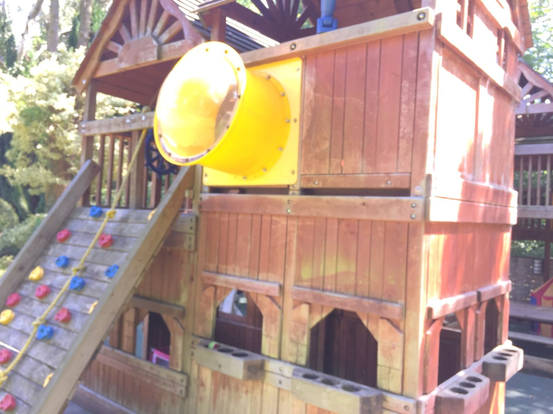 1 x Huge Bespoke Rainbow Climbing Frame/Playhouse - 12m x 10m  - CL211 - Location: Altrincham WA14 - - Image 34 of 35