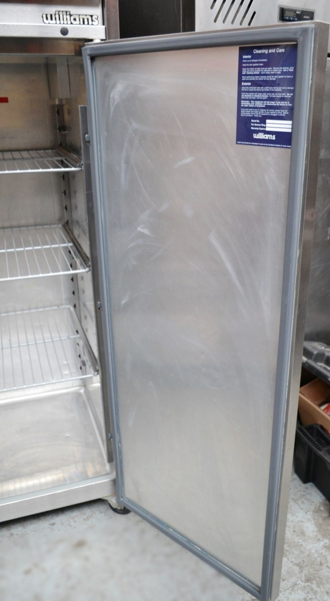 1 x Williams Jade 1-Door 620Ltr Commercial Cabinet Fridge (HJ1SA JADE) - Tall Upright Stainless - Image 6 of 14