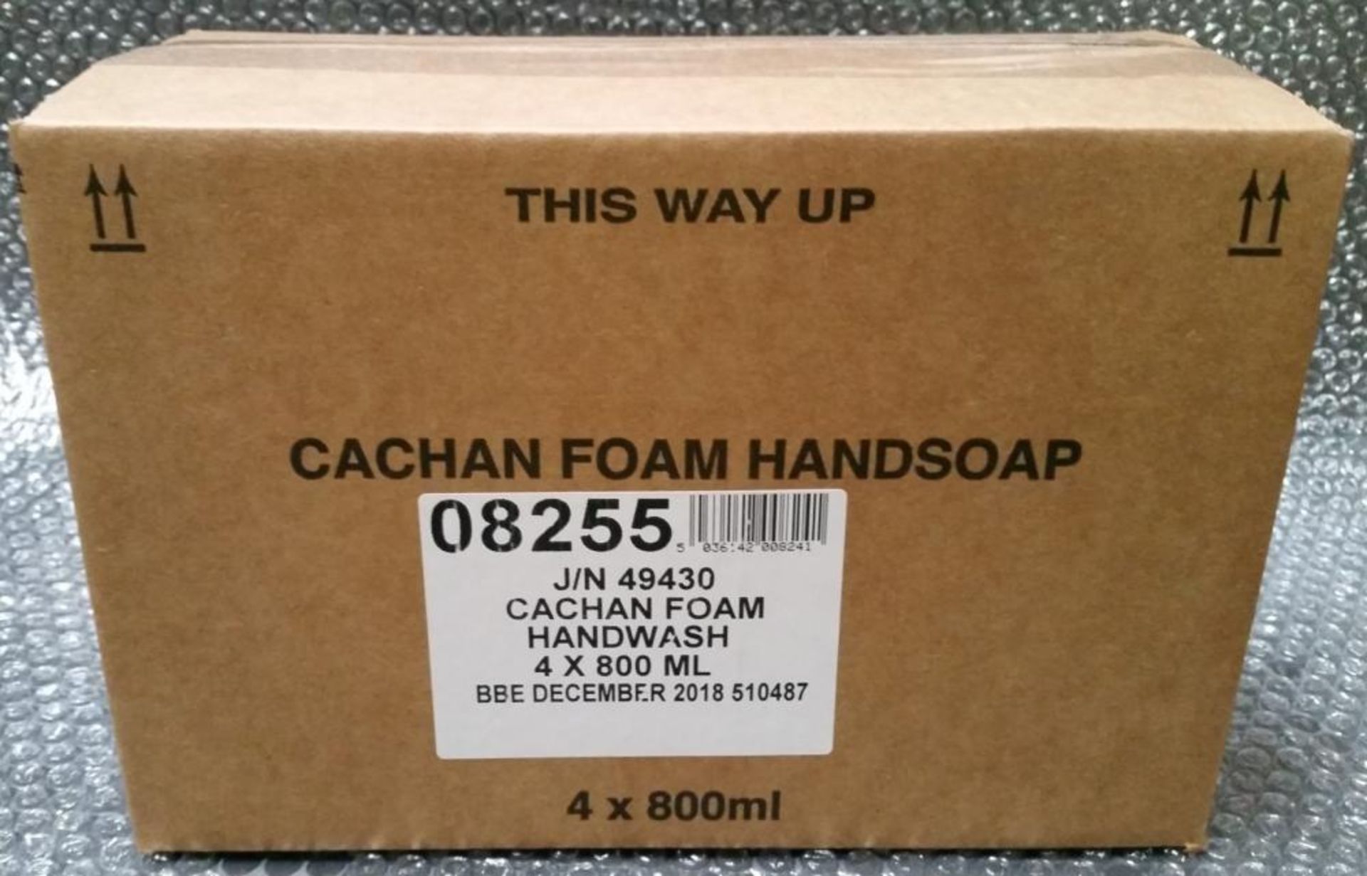 4 x Cachan Foam 800ml Handwash - Suitable For Foaming Dispnesers - Expiry December 2018 - New Boxed - Image 4 of 5