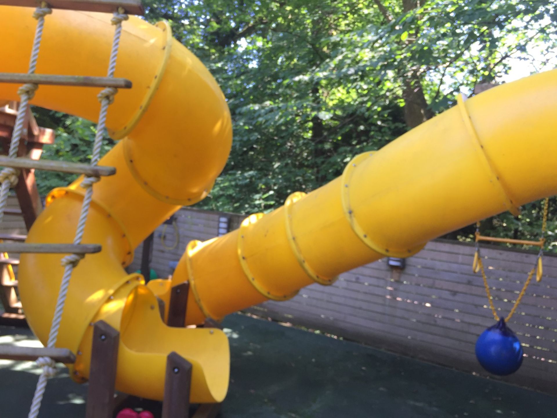 1 x Huge Bespoke Rainbow Climbing Frame/Playhouse - 12m x 10m  - CL211 - Location: Altrincham WA14 - - Image 24 of 35