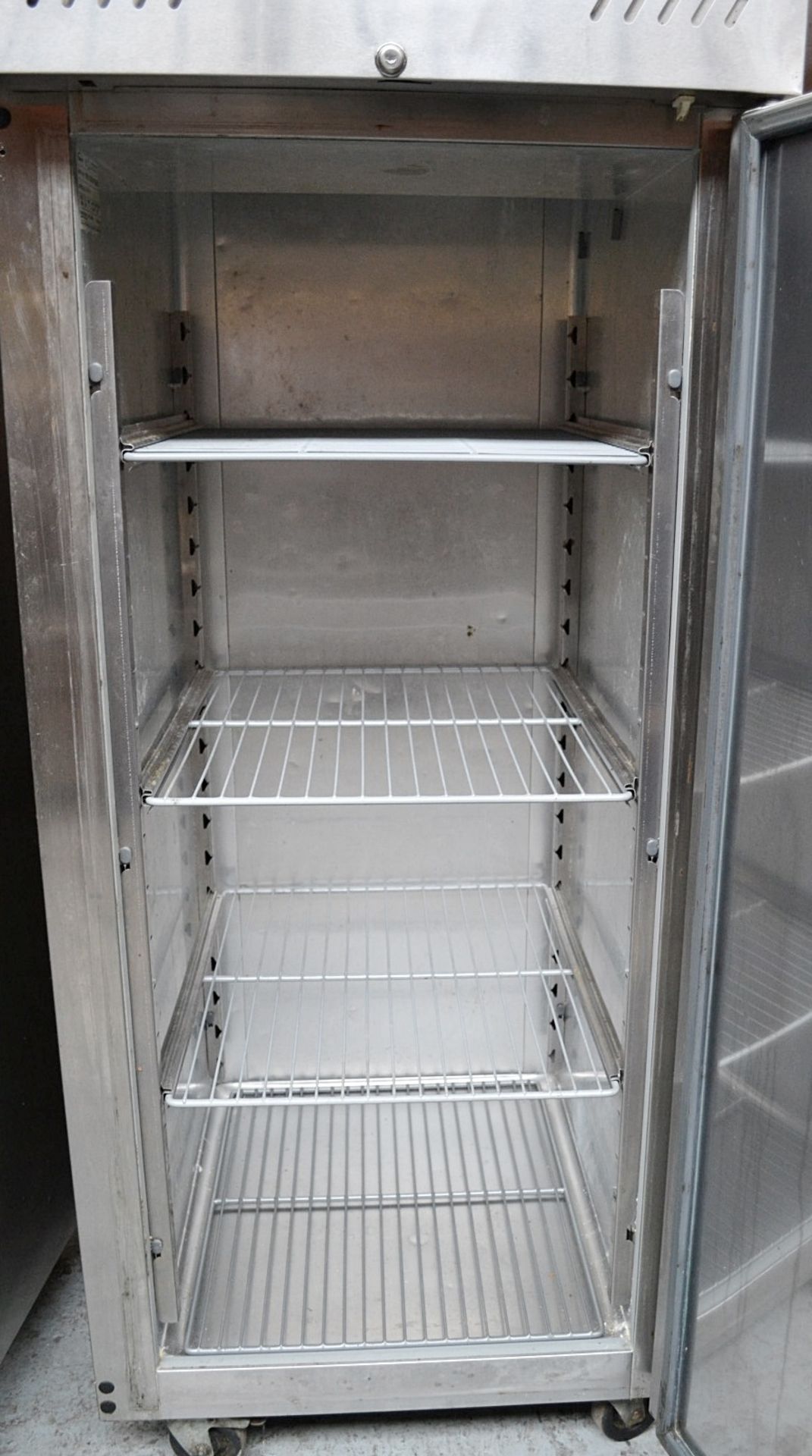 1 x Williams Stainless Steel Single Door Upright Freezer - Model: LJ1SARI - 400 Litre - W74 x 82 x - Image 3 of 7