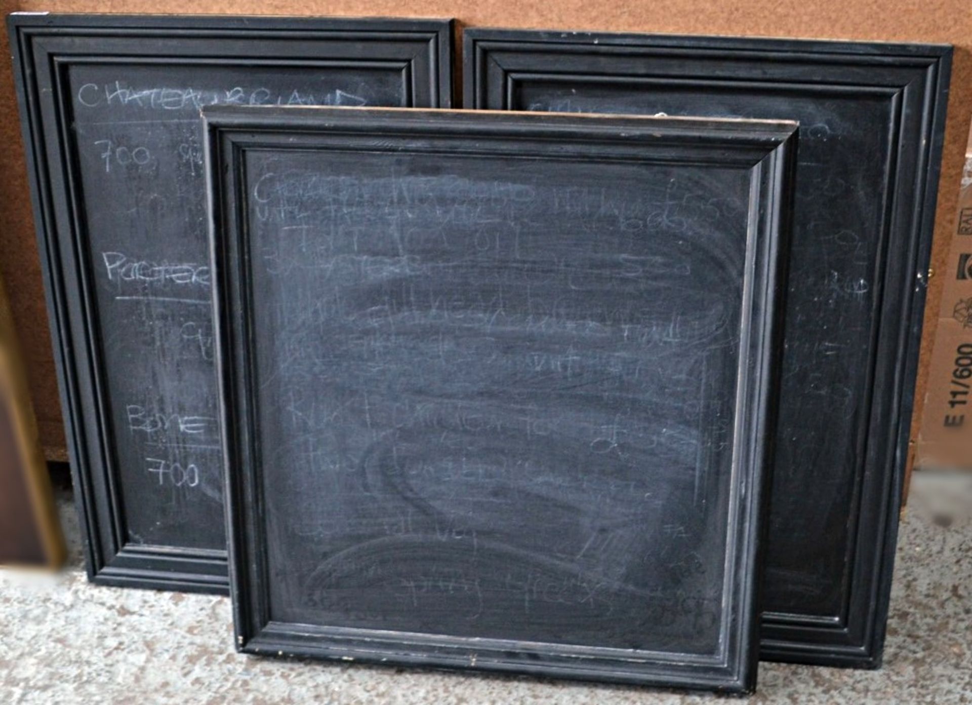 3 x Restaurant Chalkboards - Ideal For Bars & Bistros - Gourmet Restaurant Closure - 2 Sizes: 77 x