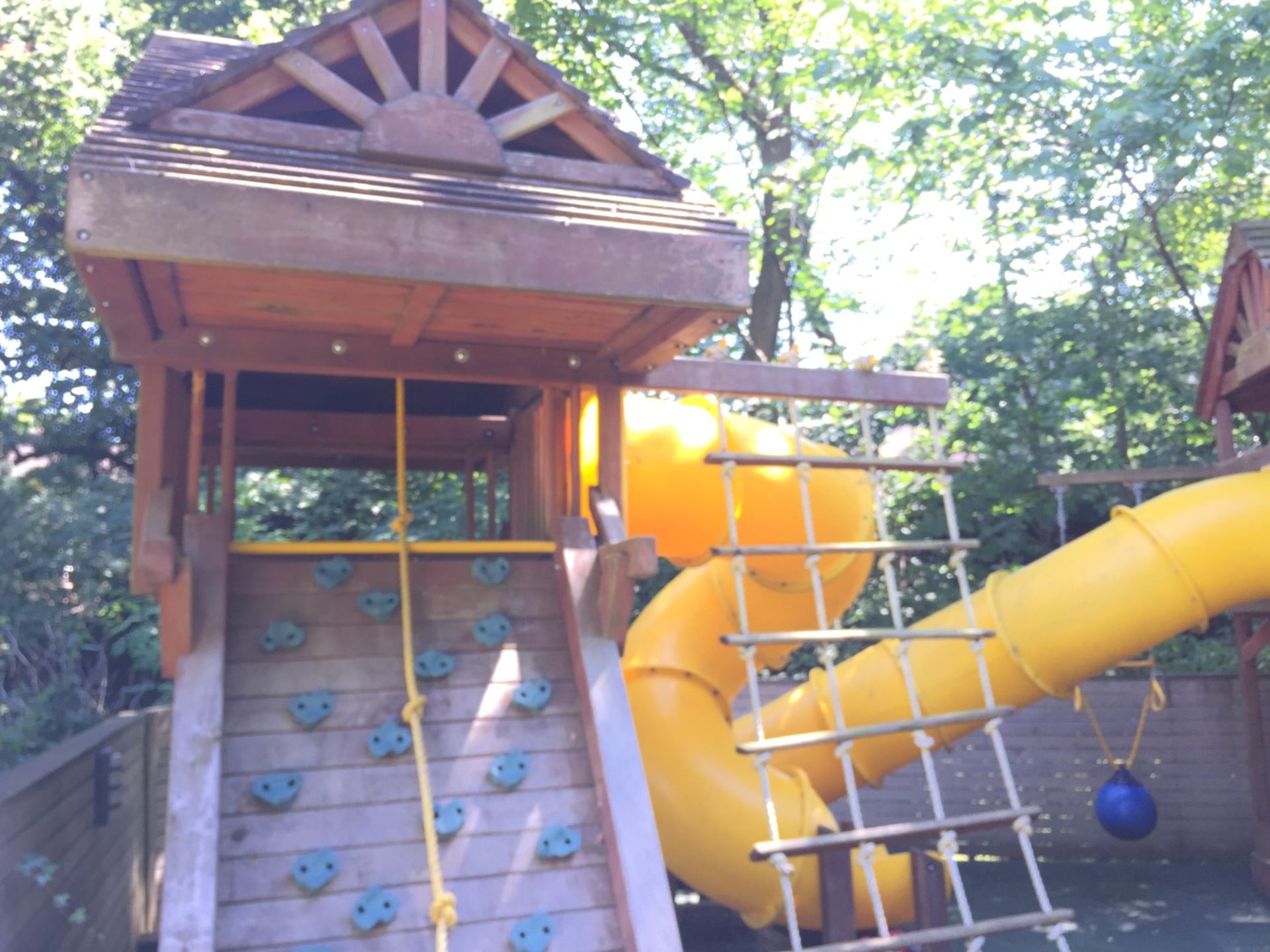 1 x Huge Bespoke Rainbow Climbing Frame/Playhouse - 12m x 10m  - CL211 - Location: Altrincham WA14 - - Image 32 of 35