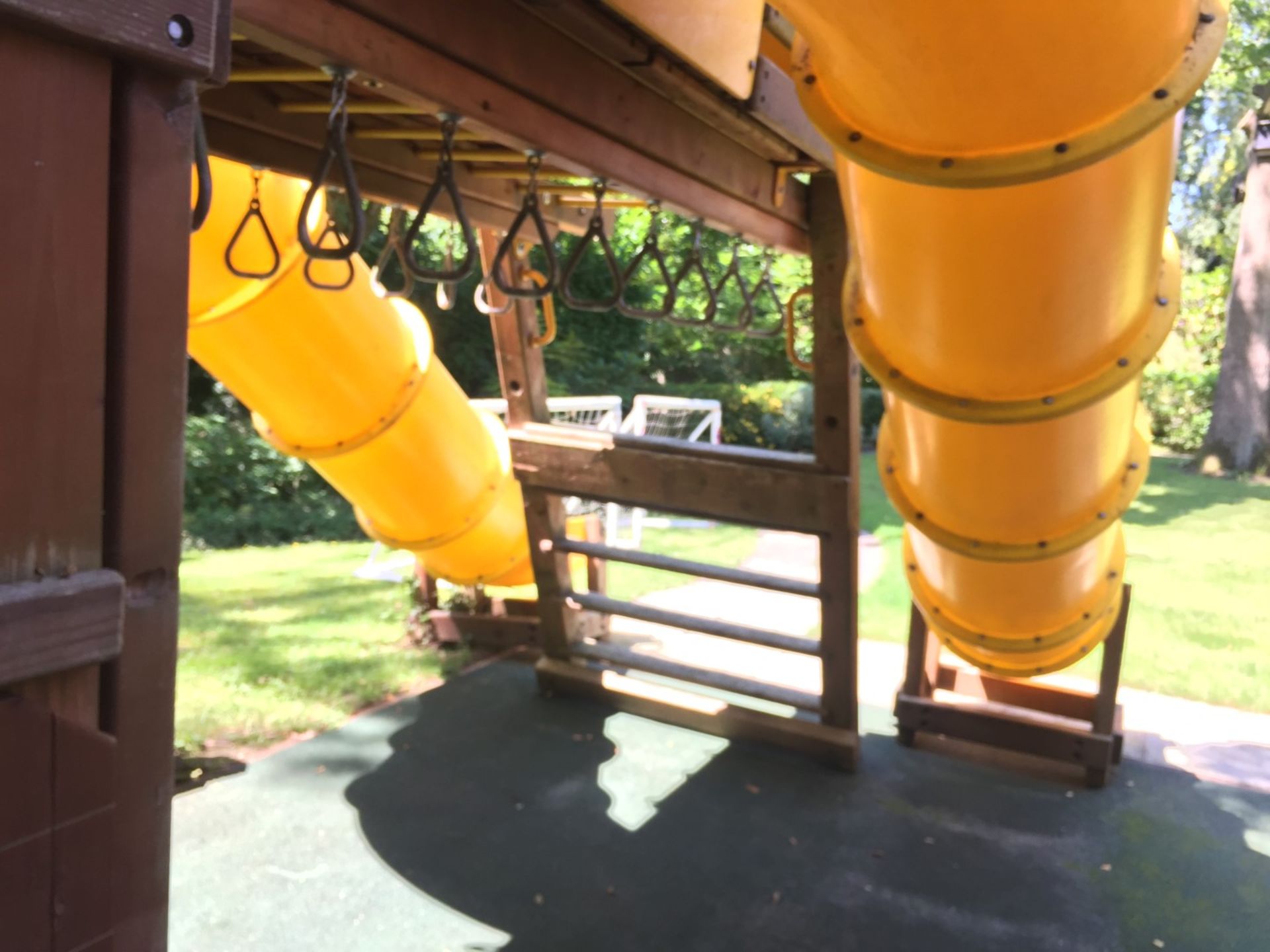 1 x Huge Bespoke Rainbow Climbing Frame/Playhouse - 12m x 10m  - CL211 - Location: Altrincham WA14 - - Image 20 of 35