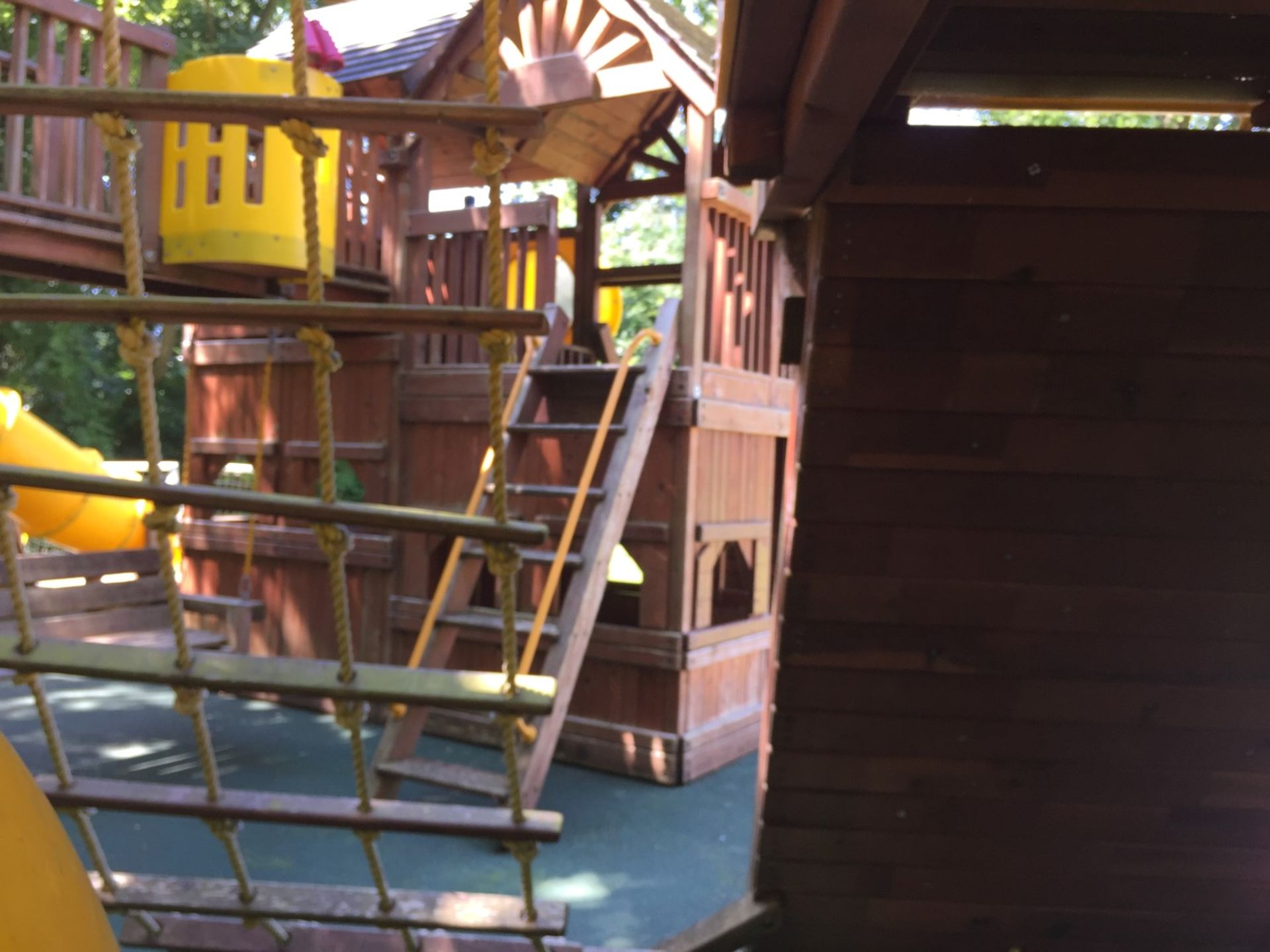 1 x Huge Bespoke Rainbow Climbing Frame/Playhouse - 12m x 10m  - CL211 - Location: Altrincham WA14 - - Image 28 of 35