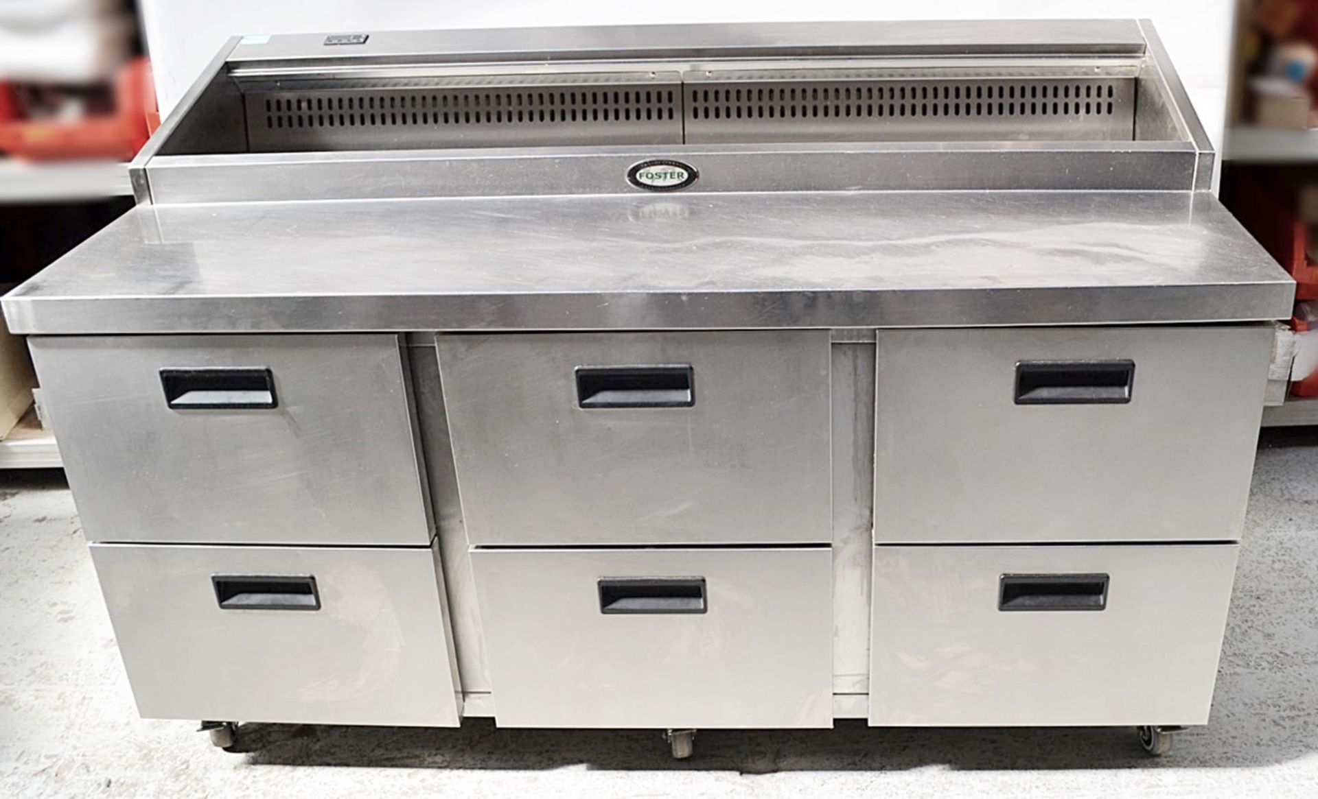 **Just Added** 1 x Refrigerated Pizza/Sandwich Prep Counter - Model: FPS3HR - Dimensions: W172 X D85