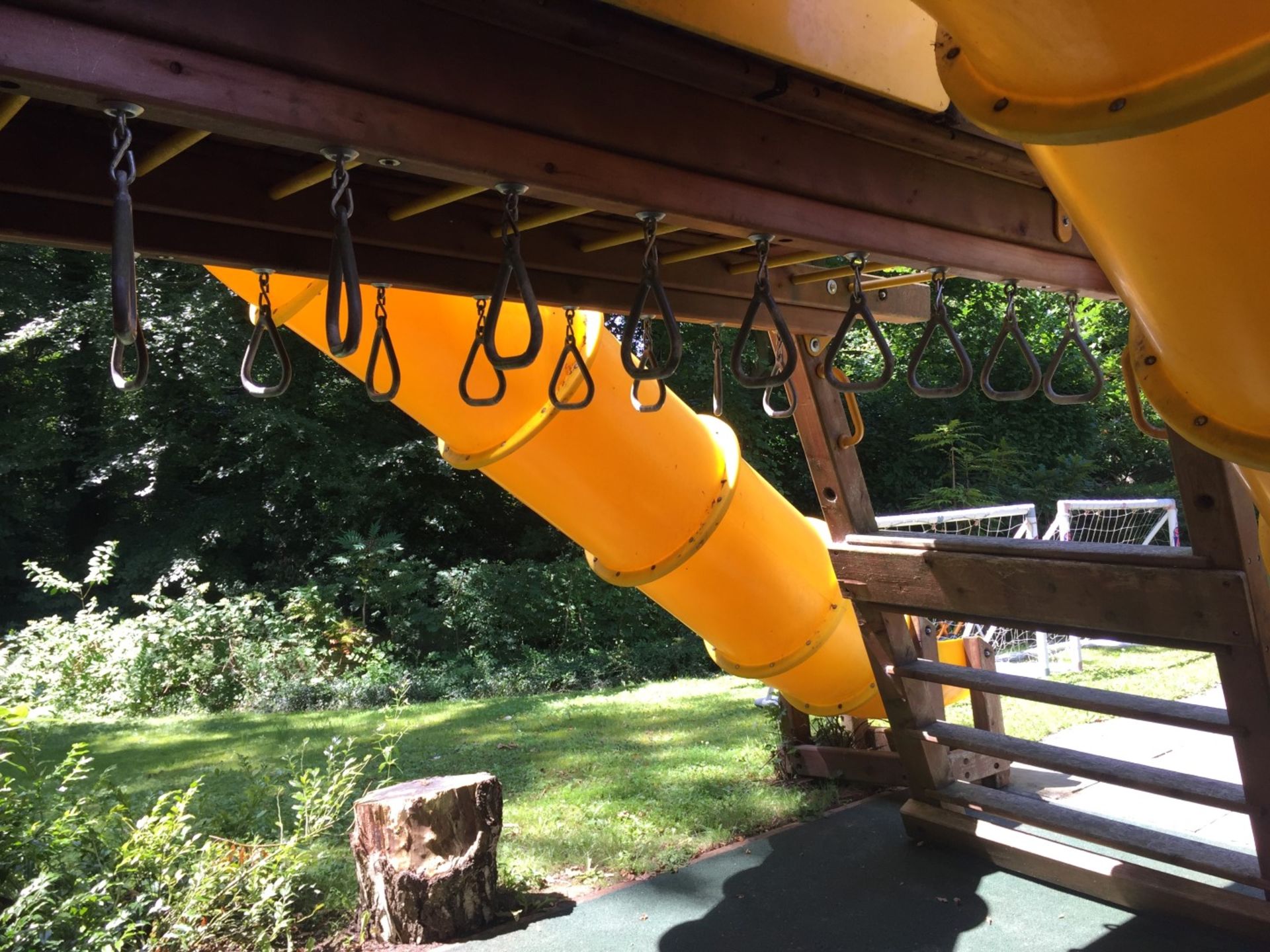 1 x Huge Bespoke Rainbow Climbing Frame/Playhouse - 12m x 10m  - CL211 - Location: Altrincham WA14 - - Image 4 of 35