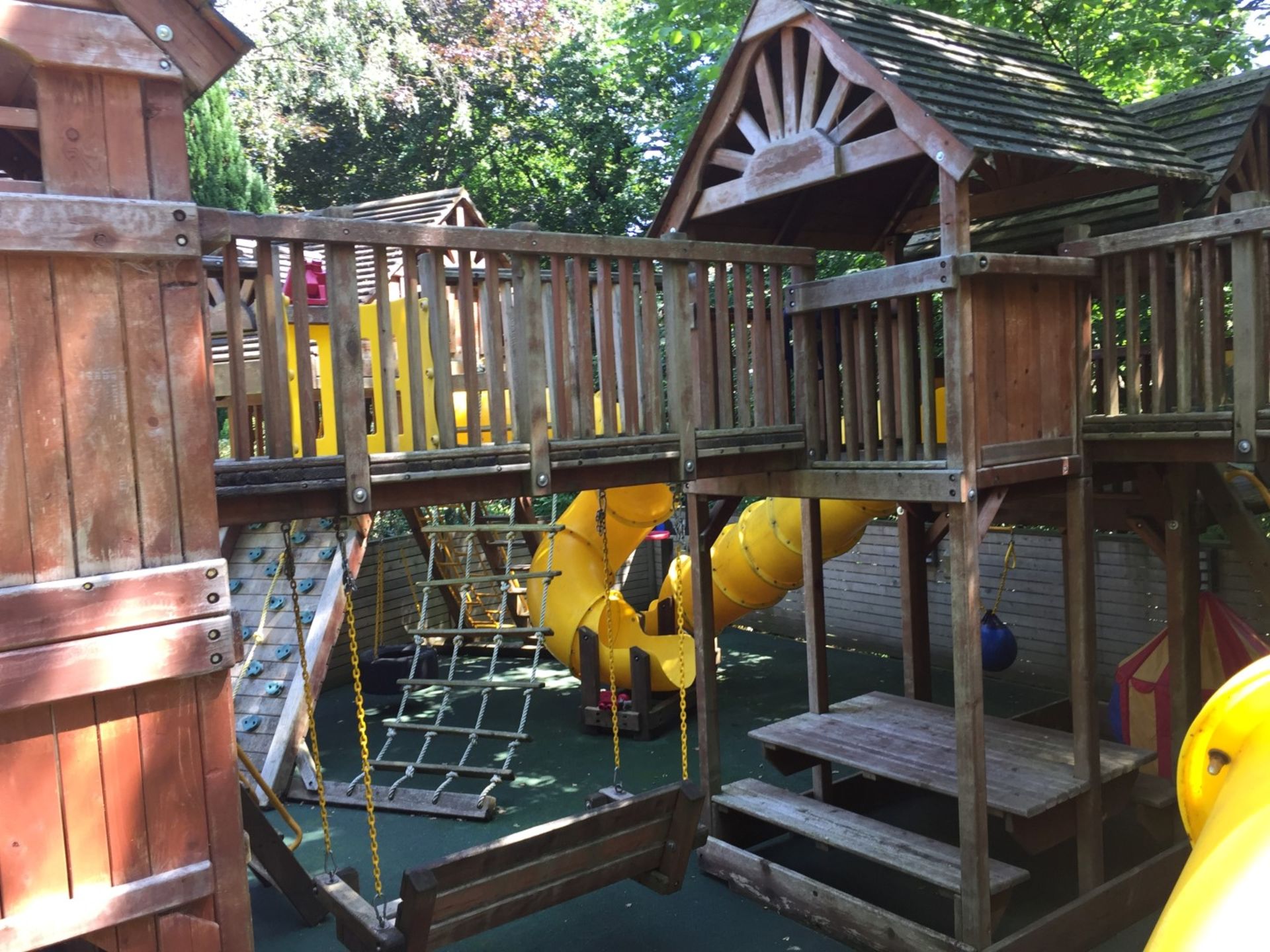 1 x Huge Bespoke Rainbow Climbing Frame/Playhouse - 12m x 10m  - CL211 - Location: Altrincham WA14 - - Image 6 of 35