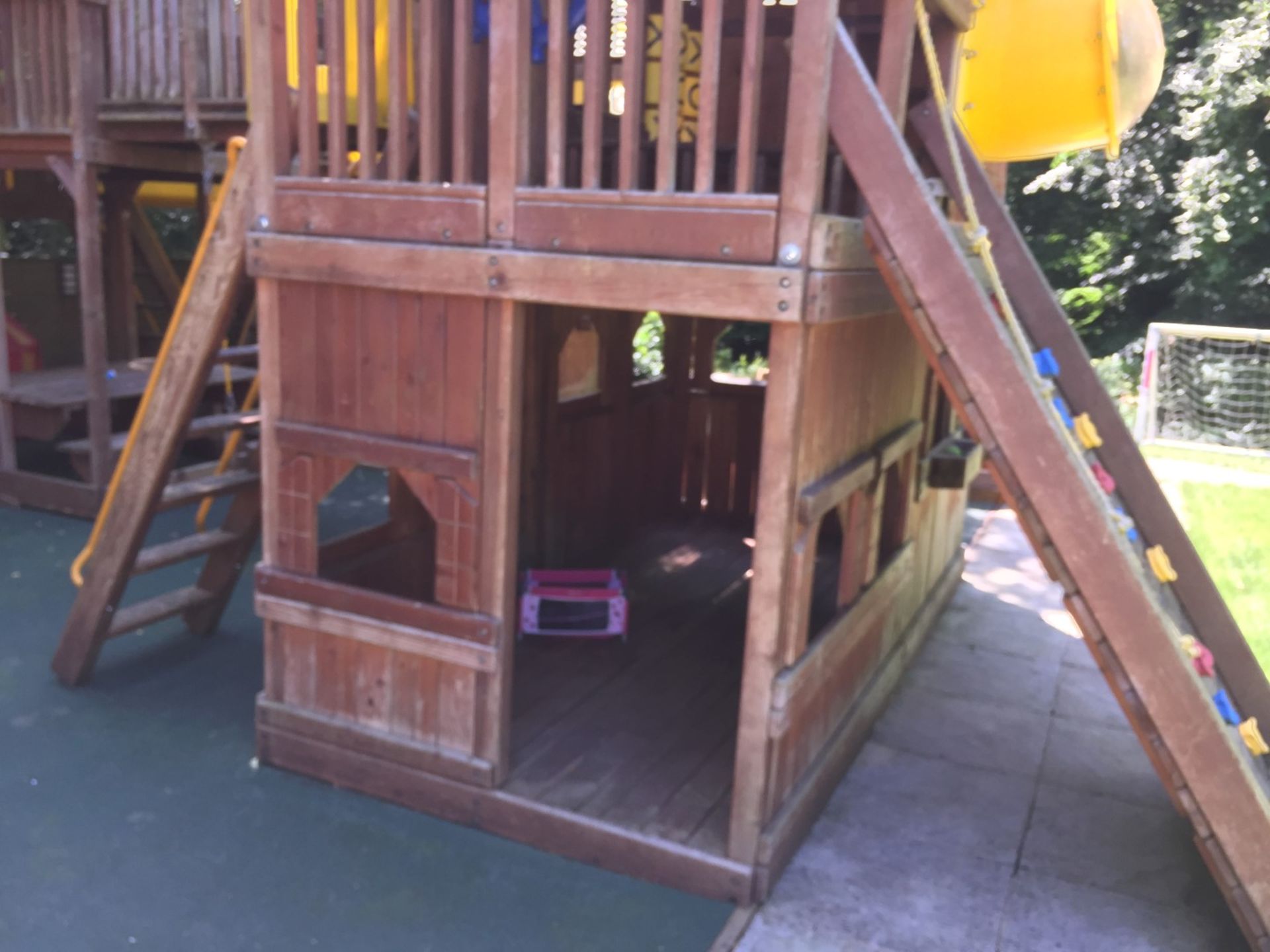 1 x Huge Bespoke Rainbow Climbing Frame/Playhouse - 12m x 10m  - CL211 - Location: Altrincham WA14 - - Image 31 of 35