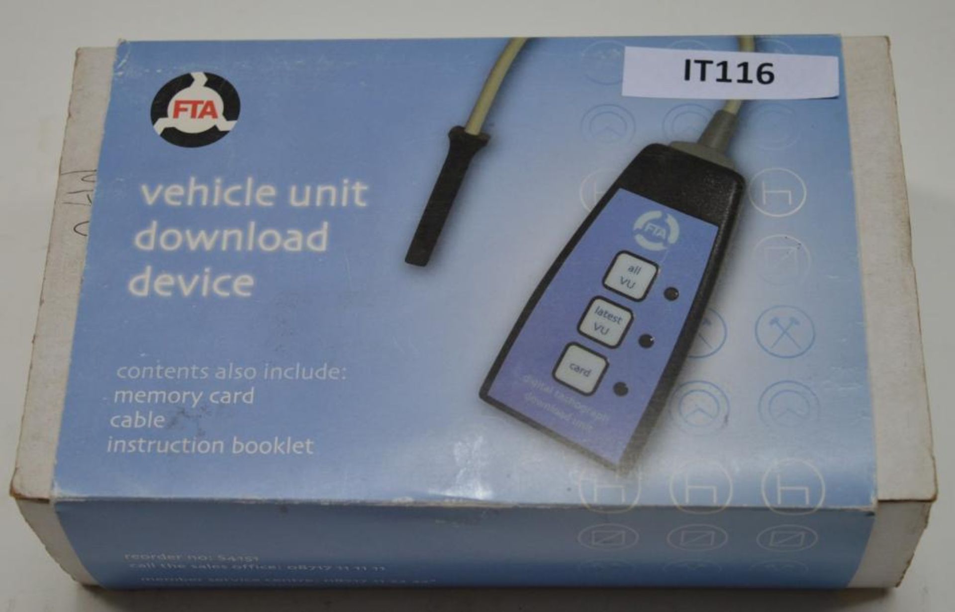 1 x FTA Vehicle Unit Download Device - Boxed With Instructions and AccessorieS - CL400 - Ref IT116 - - Image 4 of 4