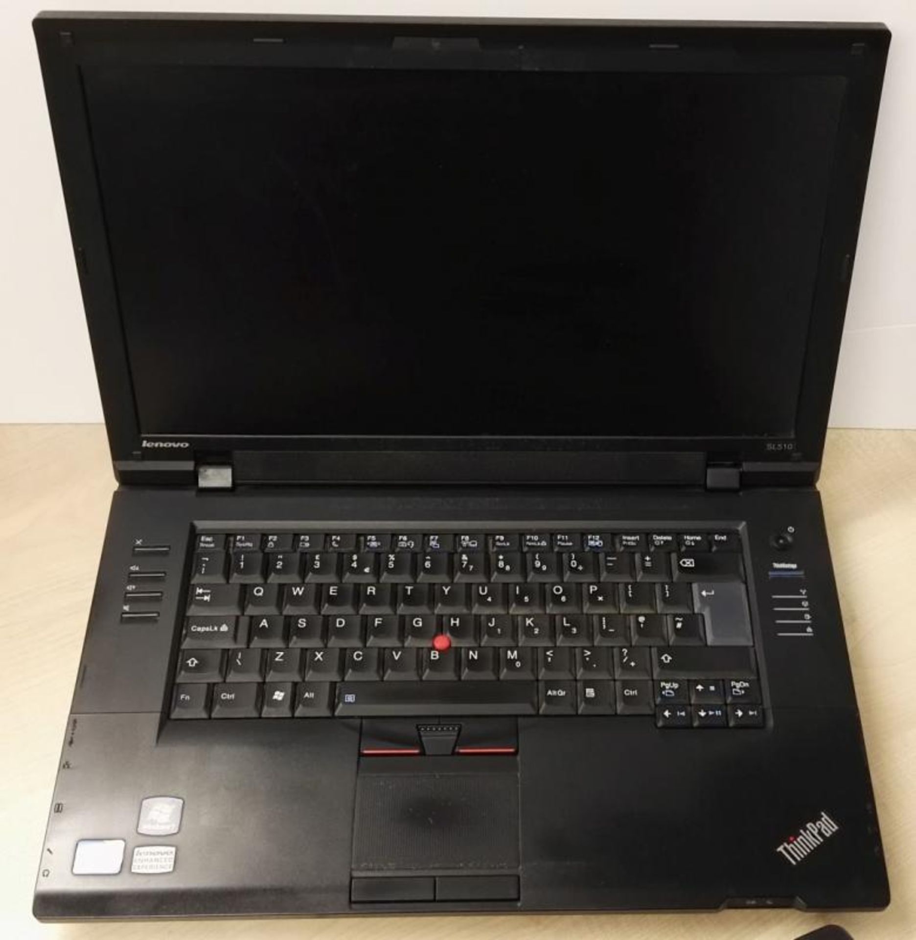 1 x Lenovo Thinkpad SL510 Laptop Computer - Features a 15.6 Inch Screen, Intel Core 2 Duo T6670 2. - Image 4 of 9
