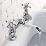 1 x CONISTON Edwardian-style Bath Mixer Tap - Ref: MBI010 - CL190 - Unused Boxed Stock - Location: A