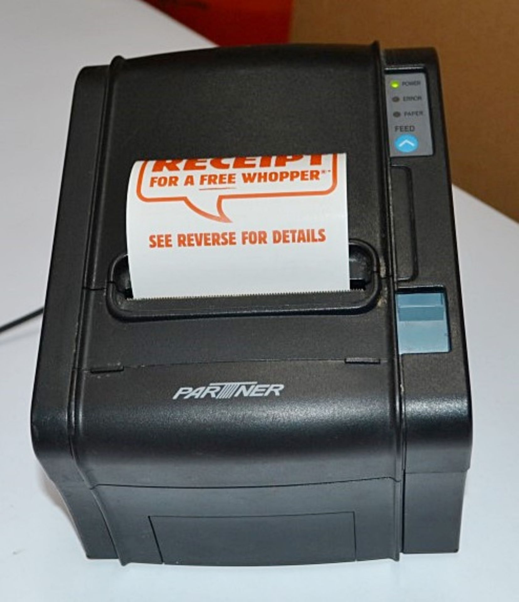 1 x Partner Tech RP-320 Thermal Receipt Printer - Removed From A Working Restaurant Enviroment - - Image 3 of 5