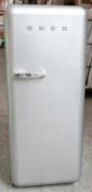 1 x Smeg Retro 50s-style Refrigerator In SILVER (Model: S28STRP/1) - Dimensions: W60 x D65 x H147cm
