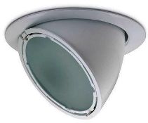 10 x JCC Lighting JC16006 Calida Large Wallwash Downlights With Frosted Lens - Colour: White - New/U