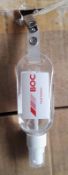 1 x Box of BOC Clip-On Clear Anti-Bacterial 50ml Hand Sanitizer - Contains 192 Tubes - CL185 - Ref: