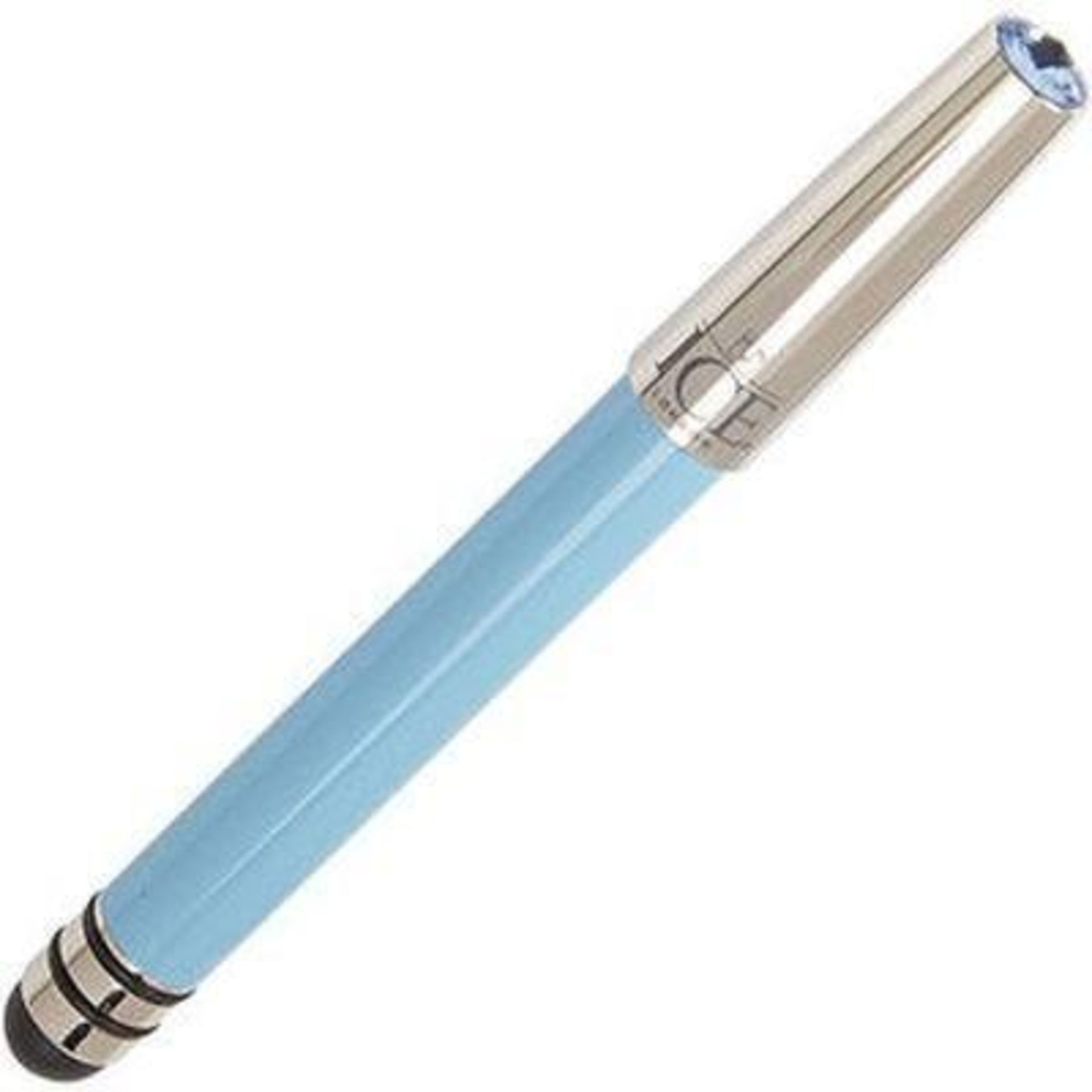 10 x ICE LONDON App Pen Duo - Touch Stylus And Ink Pen Combined - Colour: LIGHT BLUE - MADE WITH SWA - Image 4 of 4