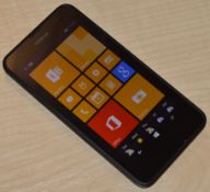 1 x Nokia Lumia 630 Mobile Smart Phone - Features Microsoft Windows 8.1 OS, 1.2ghz Quad Core CPU,