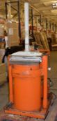 1 x Orwak 5030 Waste Compactor Bailer - Used For Compacting Recyclable or Non-Recyclable Waste - Red