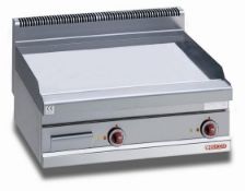 1 x Bertos Stainless Steel Electric Flat Surface Griddle (Model: E7FL8B-2) - Also Includes A Stand -
