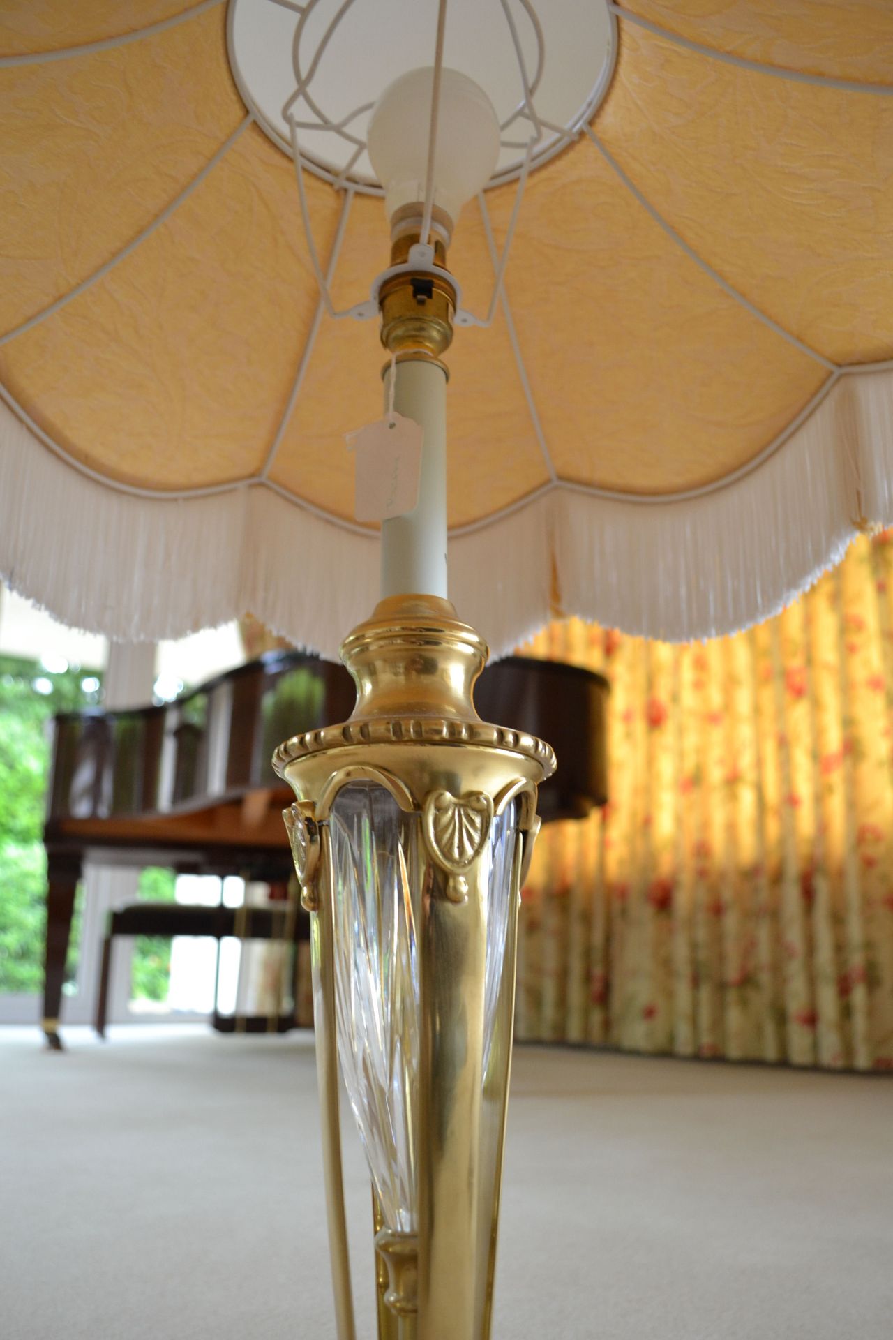 1 x Art Deco Style Lamp in Gold - CL226 - Location: Knutsford WA16 - NO VAT ON THE HAMMER Includes - Image 7 of 7