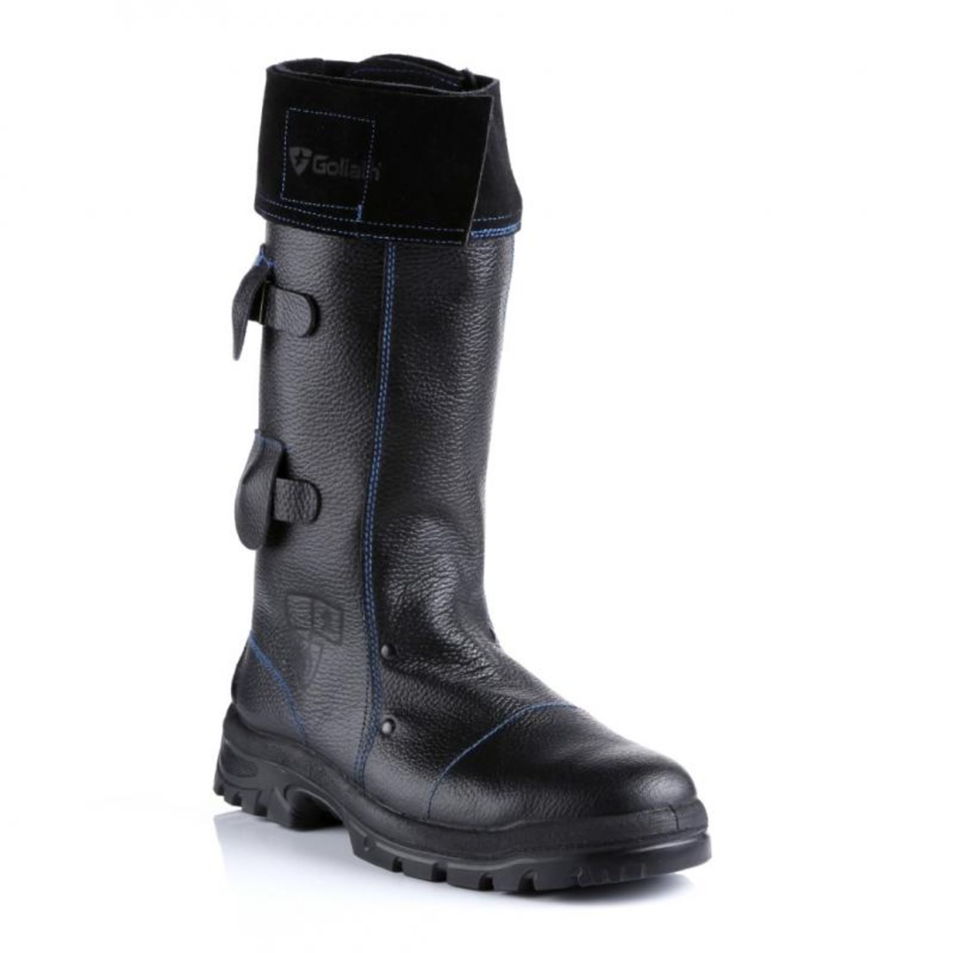 1 x Pair of High Leg Foundry Boot BL Wide With Steel Midsole - HM2004WSI - Size 5 - CL185 - Ref: DSY