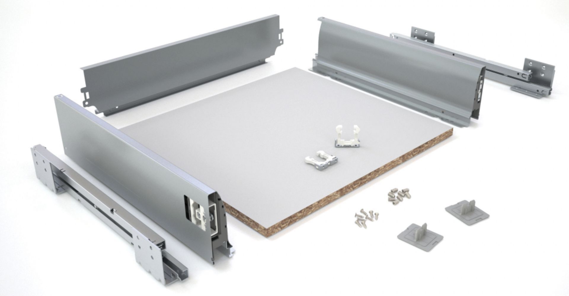 4 x 1000mm Soft Close Kitchen Drawer Packs - B&Q Prestige - Brand New Stock - Features Include Metal - Image 2 of 5