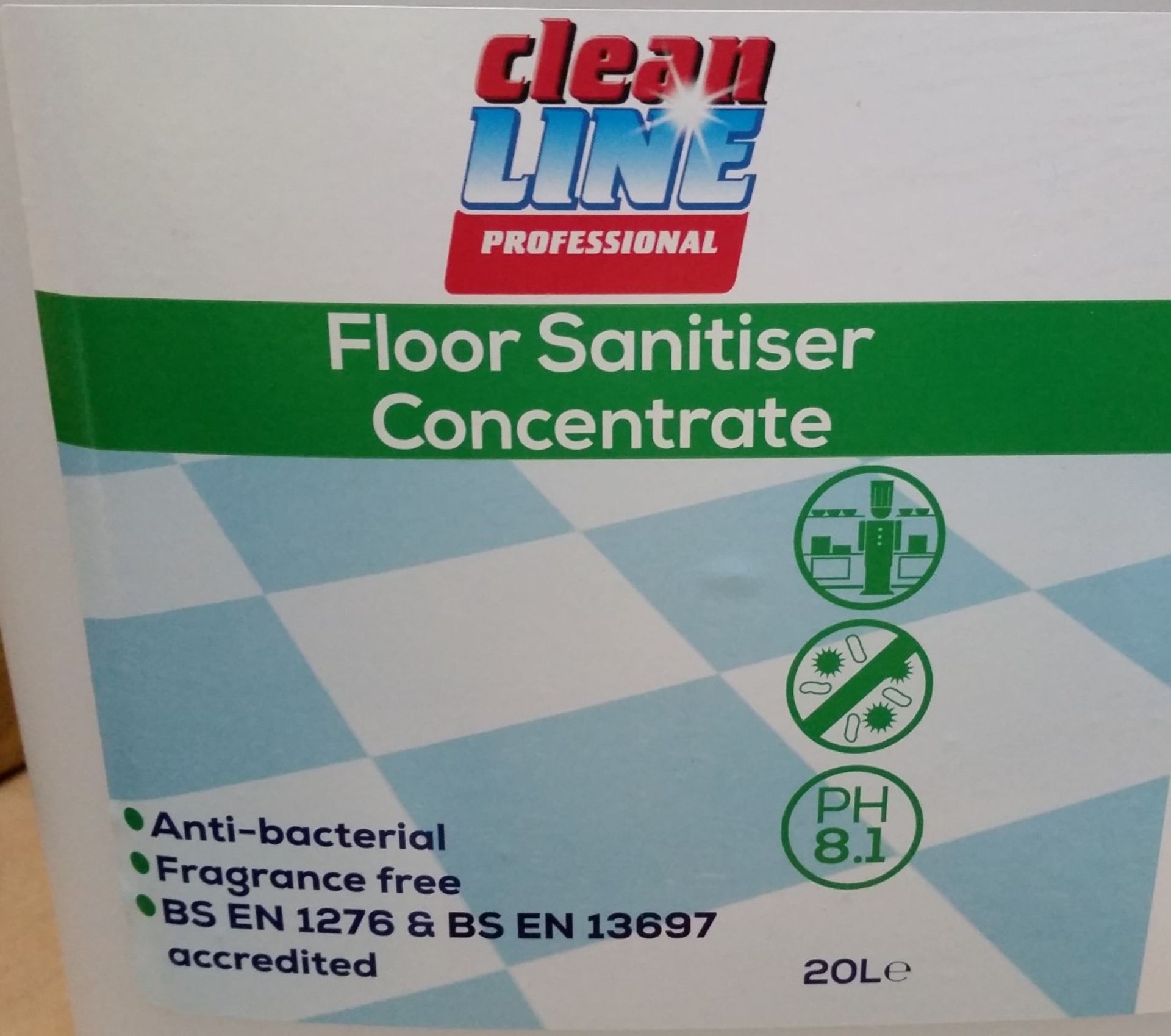 5 x Clean Line Professional 20 Litre Floor Sanitiser Concentrate - Anti Bacterial and Fragrant - Image 3 of 5