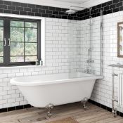 1 x Shakespeare Freestanding Acylic Shower Bath - Dimensons: 1710x780x650mm Unused Stock - Ref: