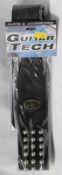 1 x Guitar Tech Leather Studded Guitar Strap - New in Packet - CL020 - Ref Pro173 - Location: Altrin