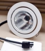 10 x JCC Lighting Ultimo JC87004 Adjustable Downlights - High Performance Downlight - Colour: White